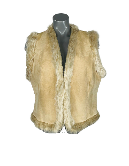 FAUX FUR GILET MEDIUM