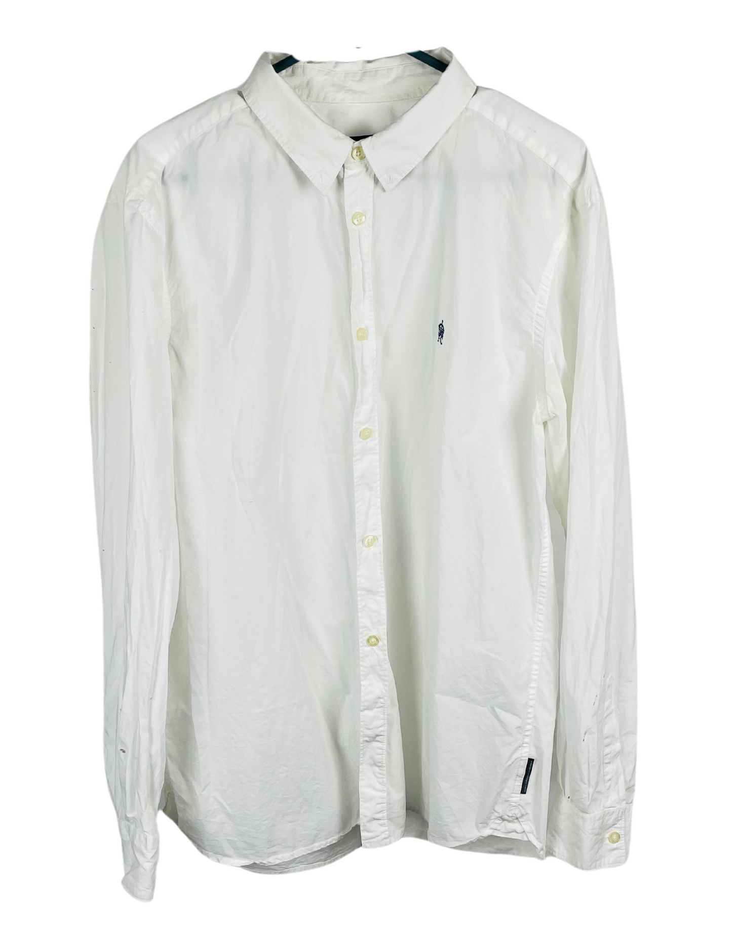 WHITE FRENCH CONNECTION SHIRT LARGE
