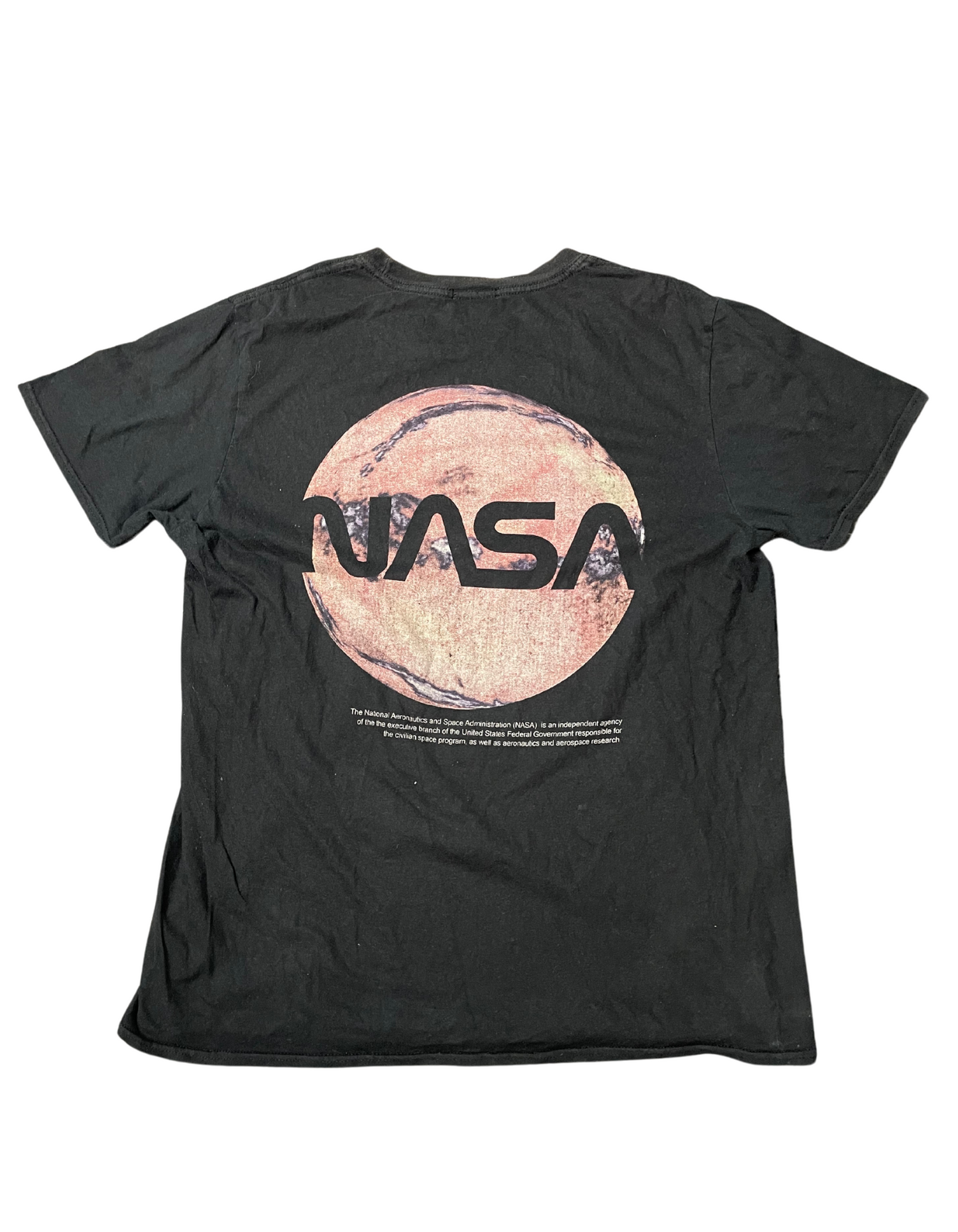 BLACK NASA T-SHIRT SMALL