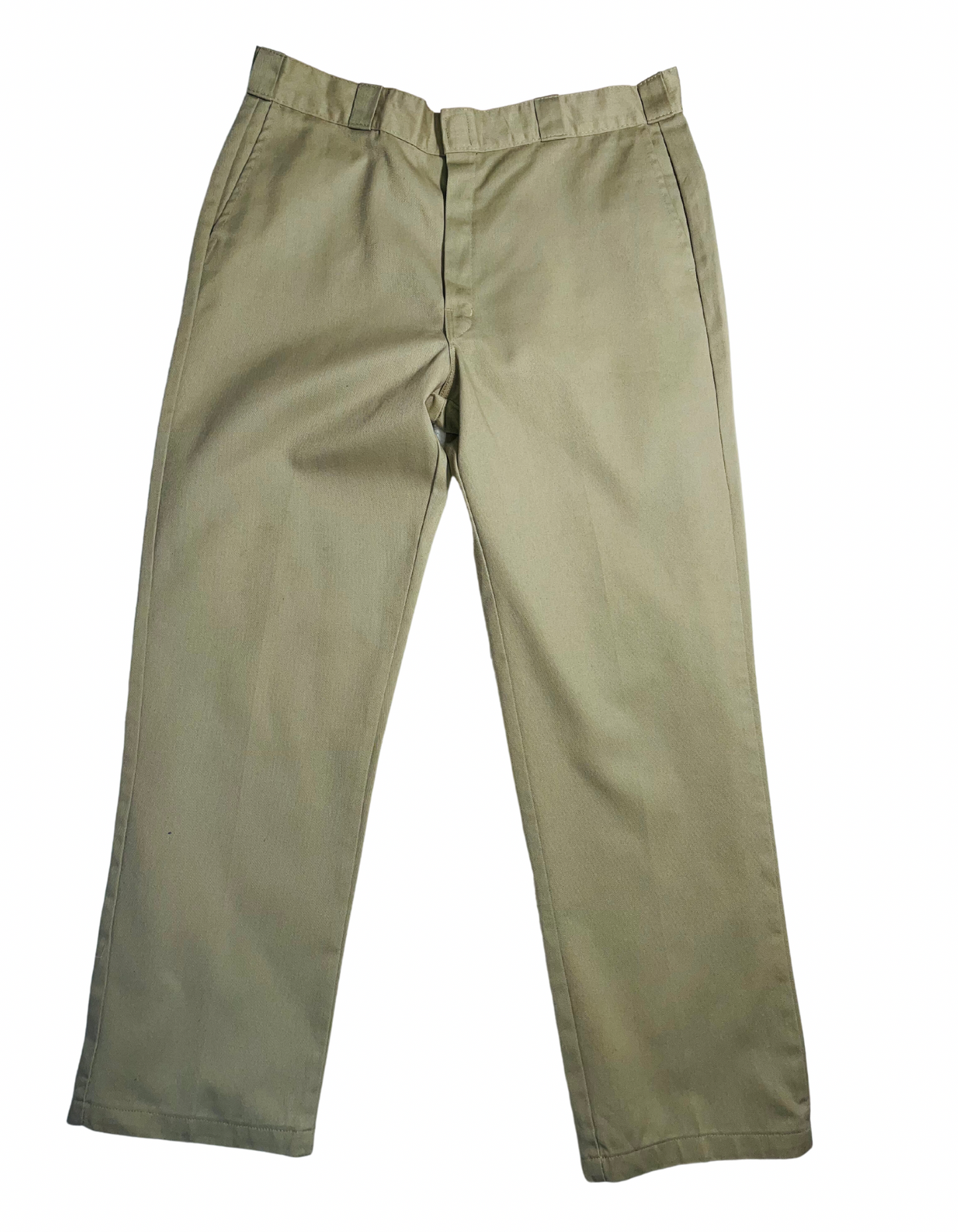 DICKIES BEIGE TROUSERS (W-38)(L-32)