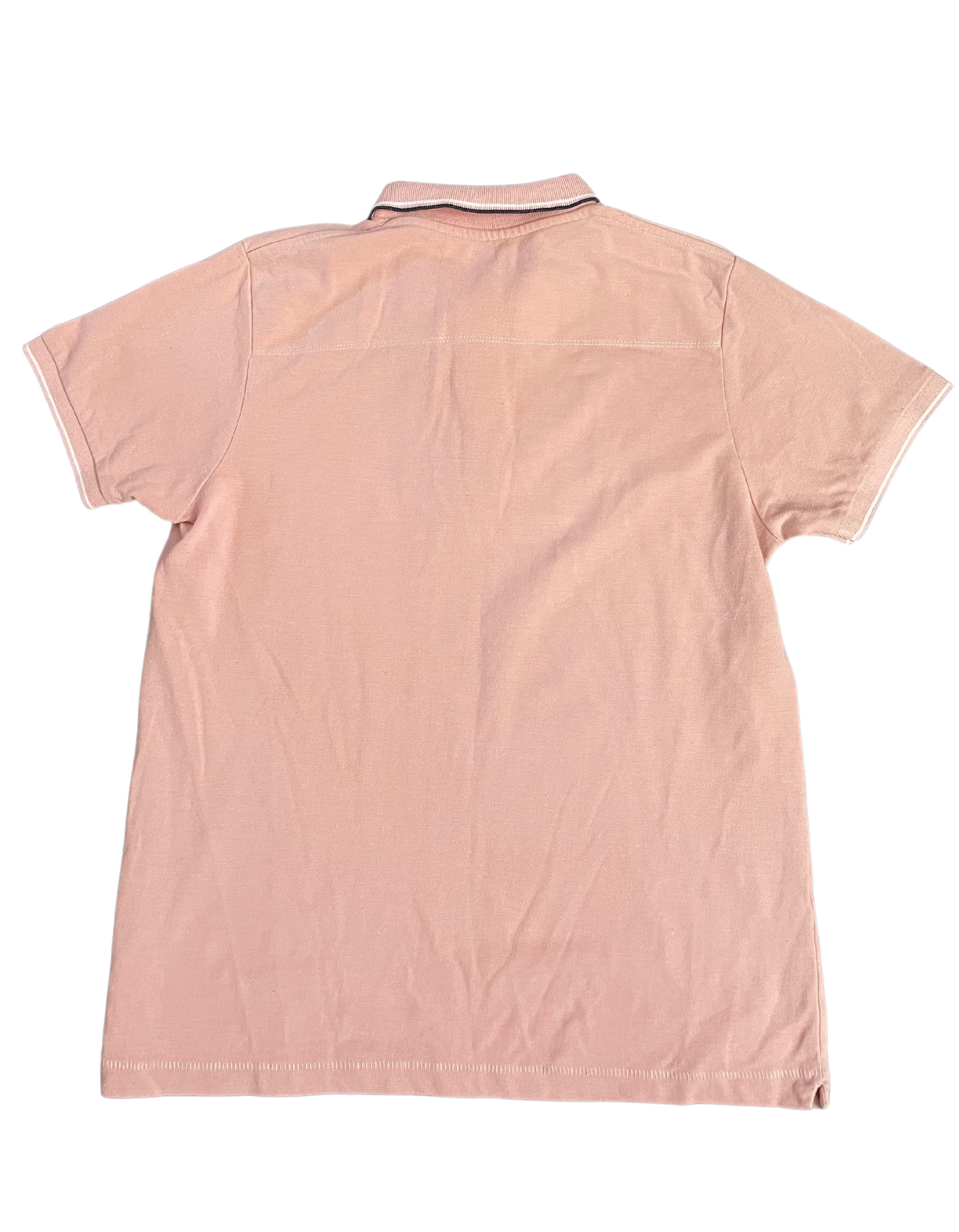 PINK FRENCH CONNECTION POLO T-SHIRT MEDIUM