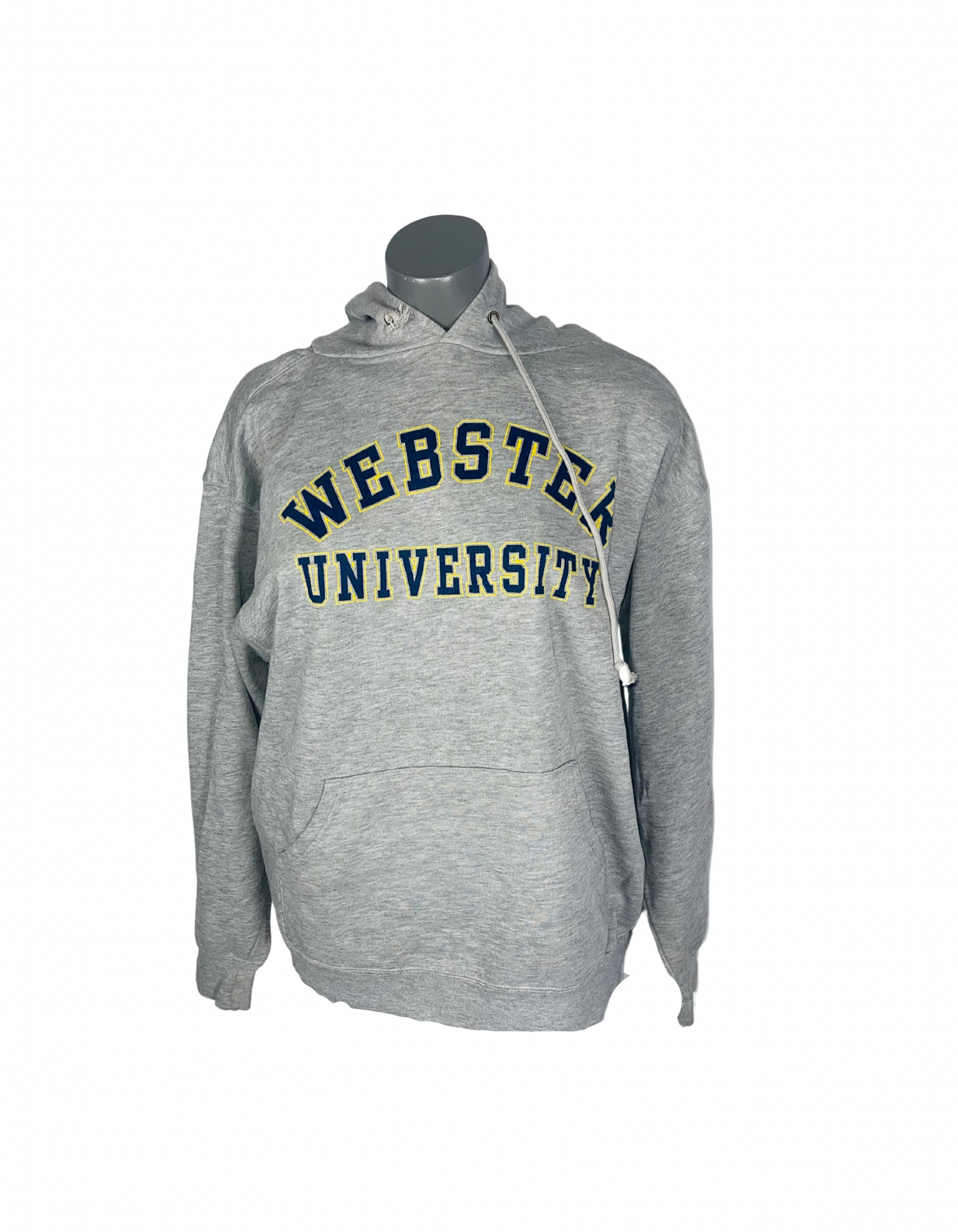 GREY LOGO HOODIE SIZE L