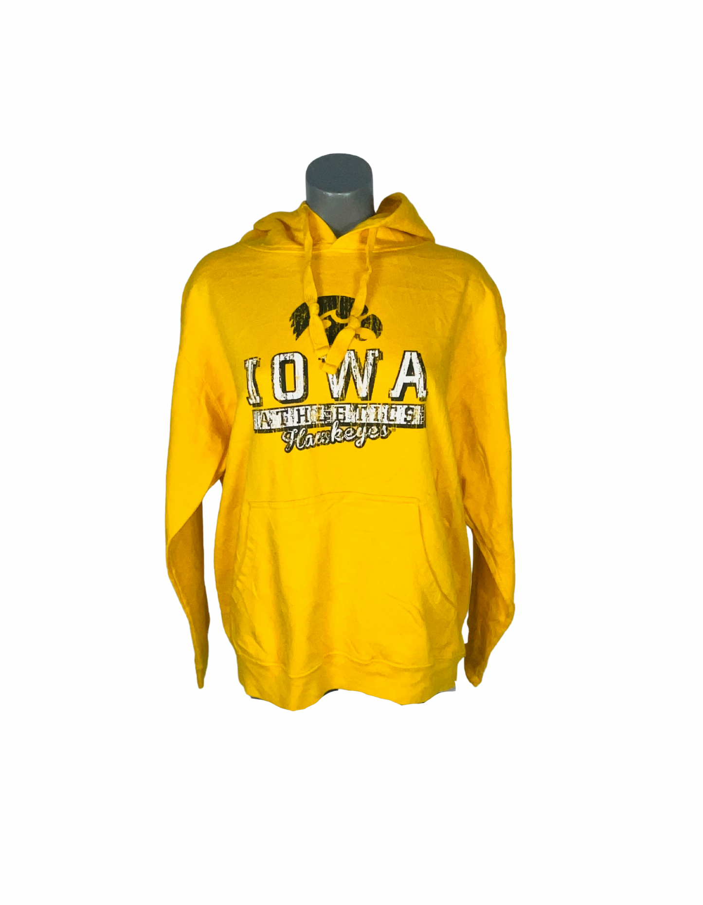 YELLOW LOGO HOODIE SIZE L