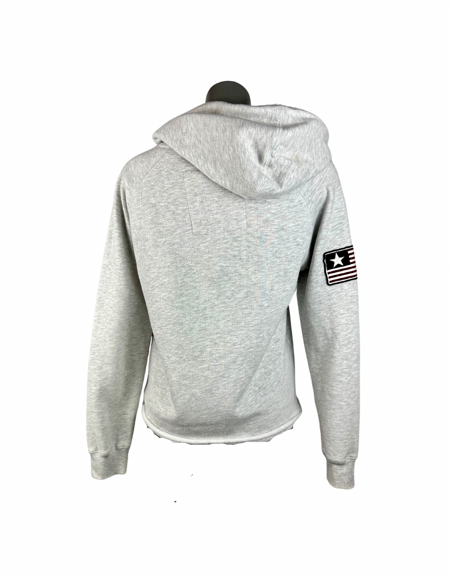 VON DUTCH PULLOVER HOODIE LIGHT GREY SMALL