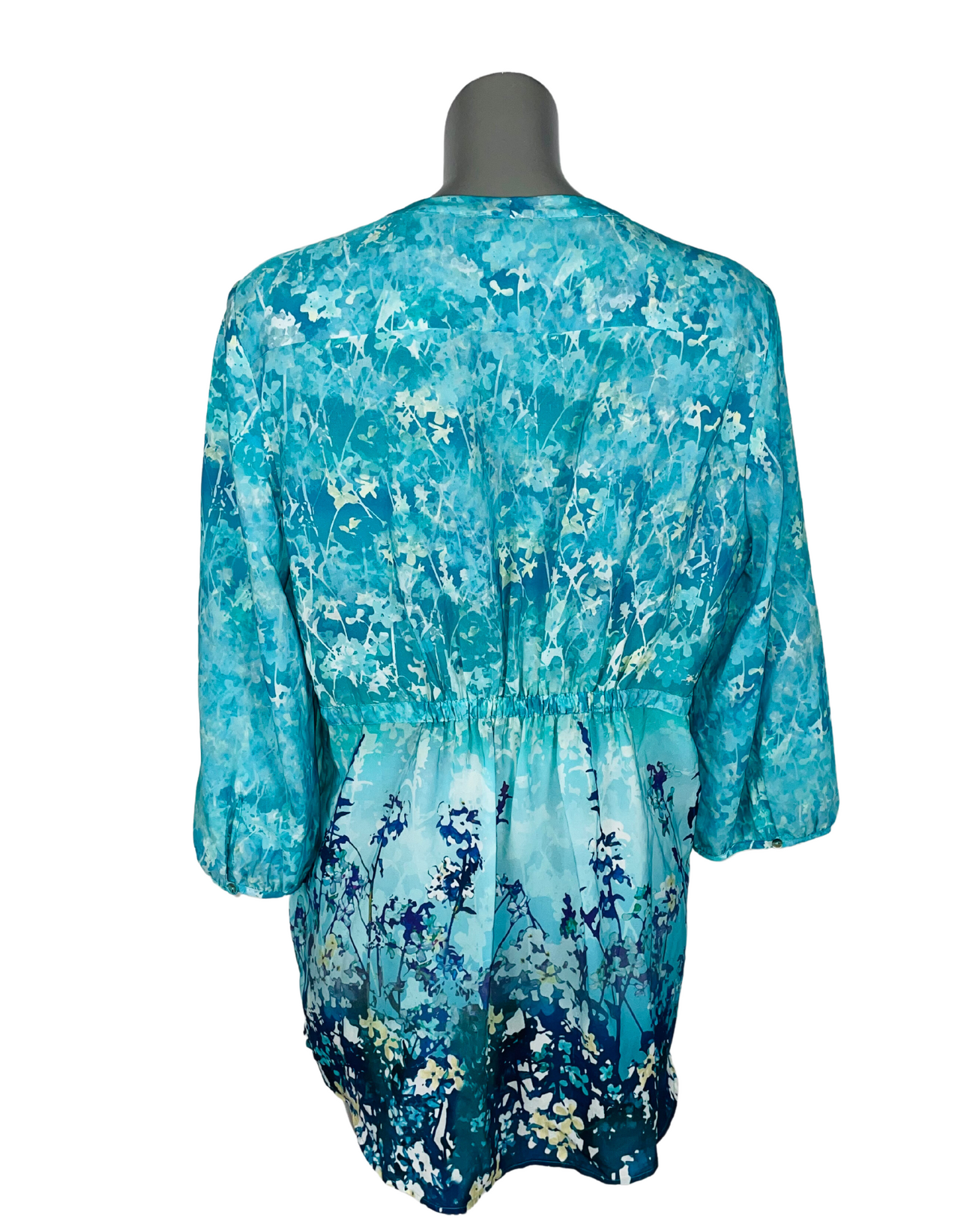 BLUE PER UNA BLOUSE SIZE 16