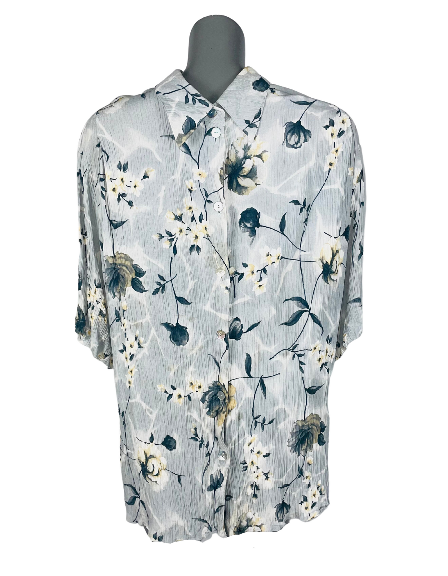 GREY KOMBI MODE BLOUSE LARGE