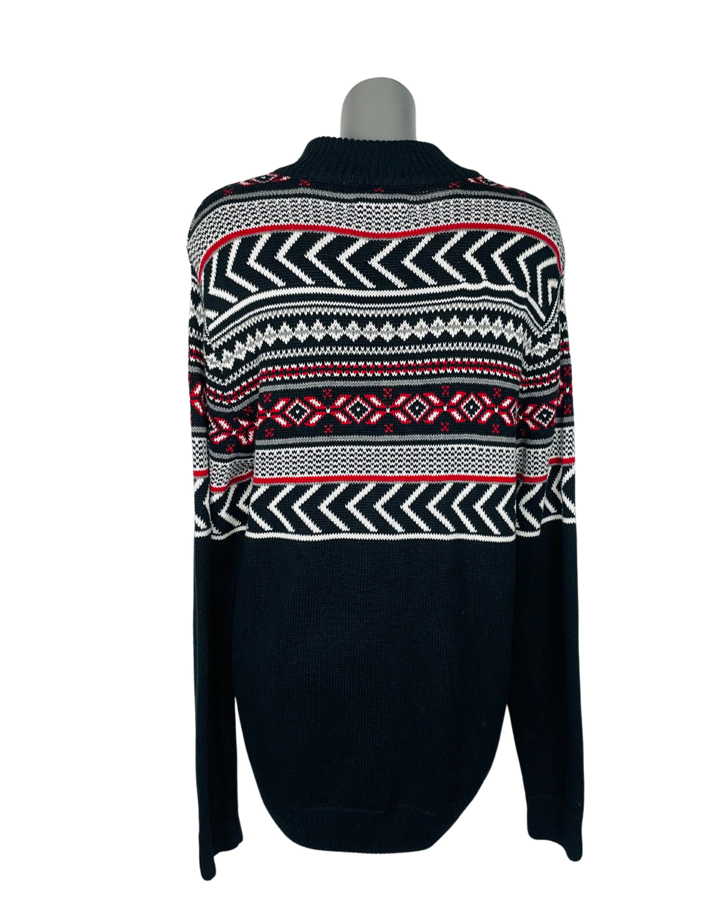 CHAPS MULTICOLOURED SWEATER XL