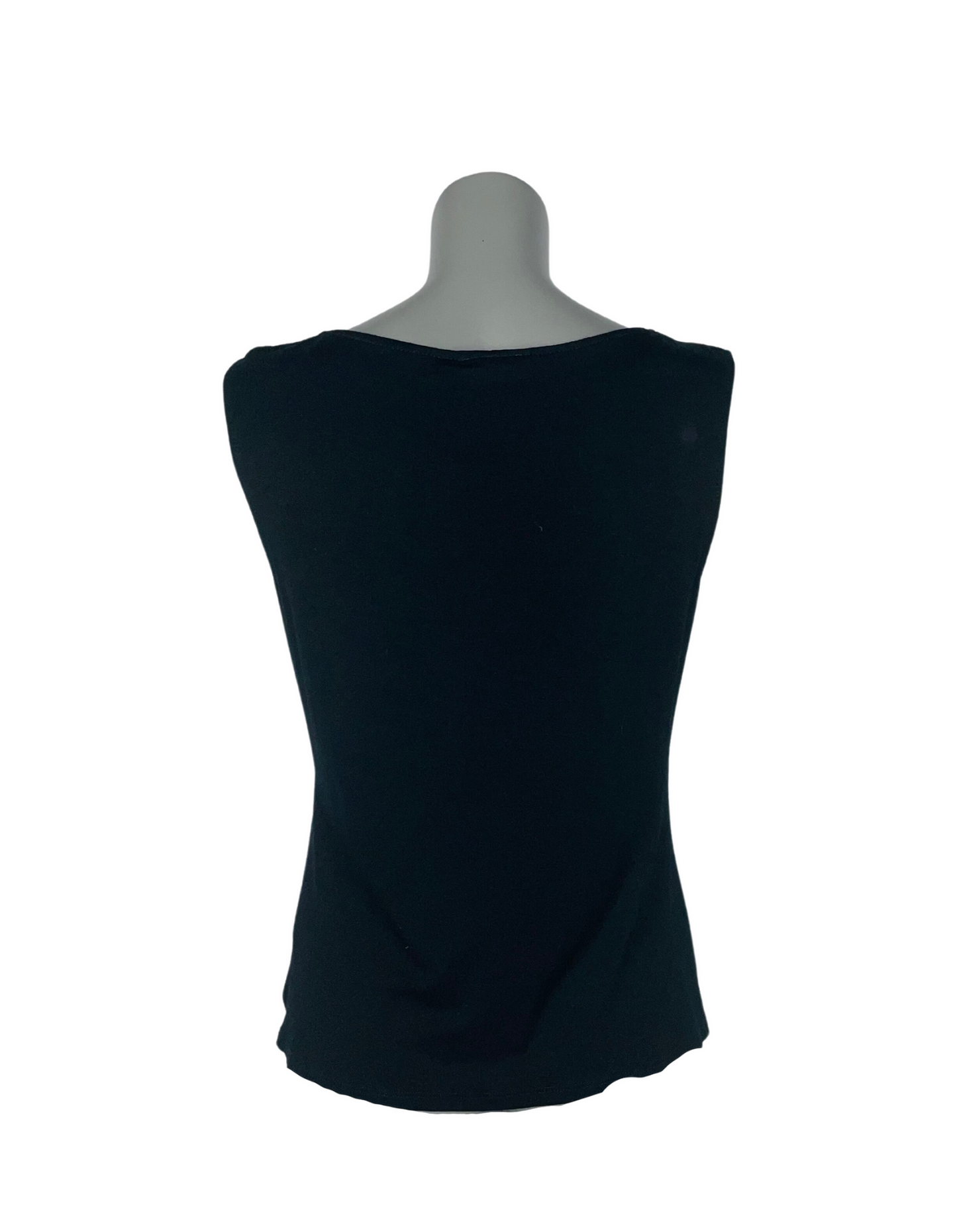 BLACK PETITE WALLIS VEST SIZE 14