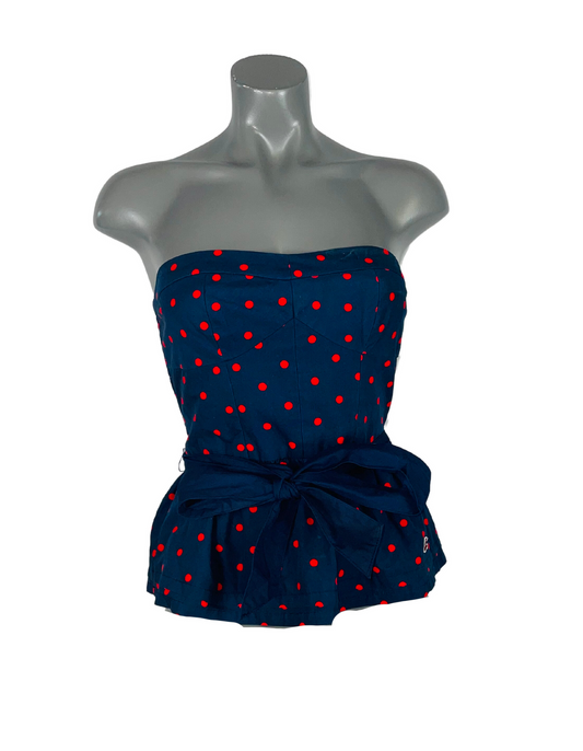 BLUE HOLLISTER BANDEAU MEDIUM