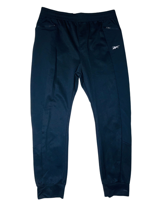 BLACK REEBOK TROUSERS LARGE