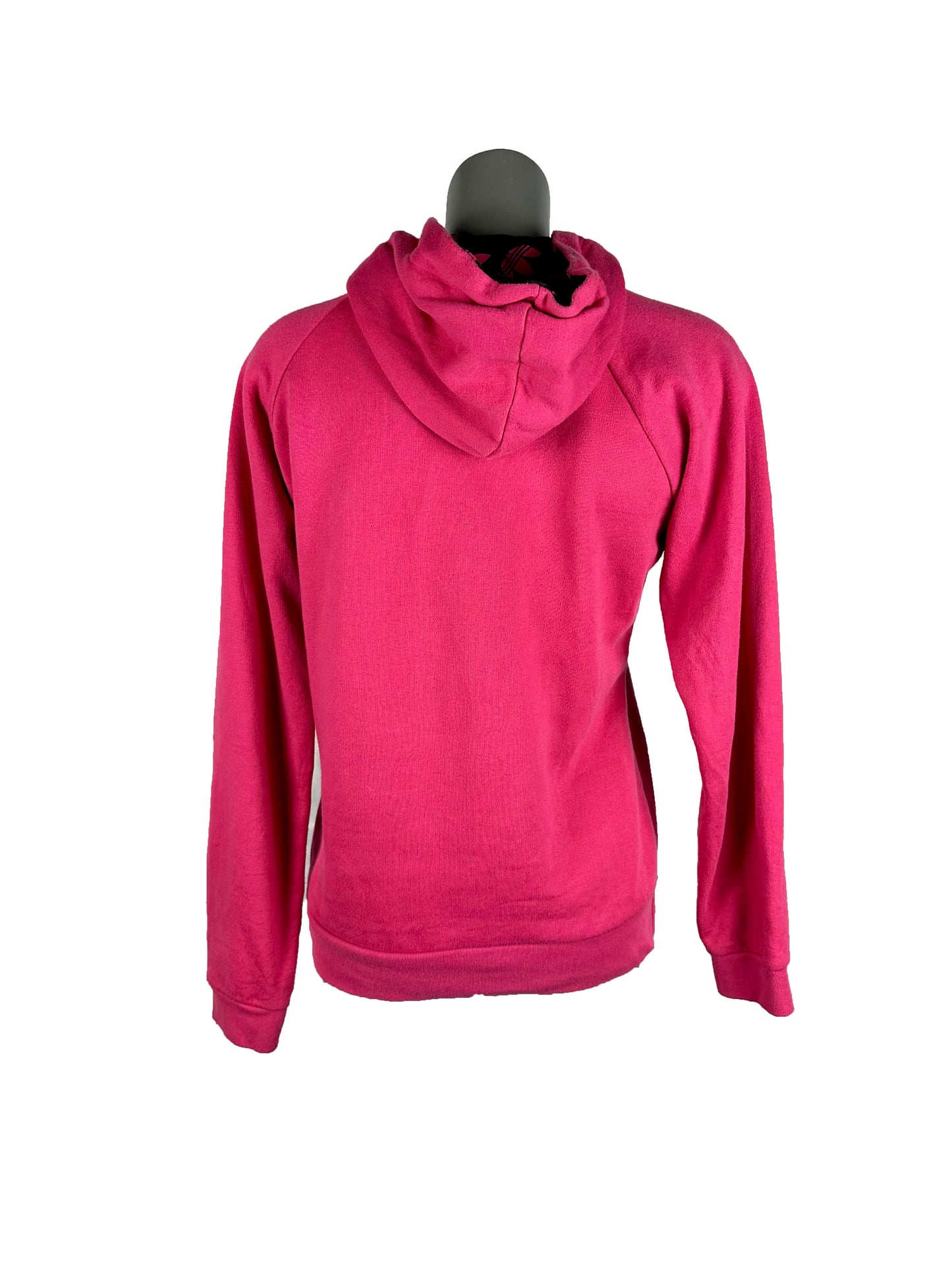 ADIDAS PINK PULLOVER HOODIE LOGO GRAPHIC MEDIUM