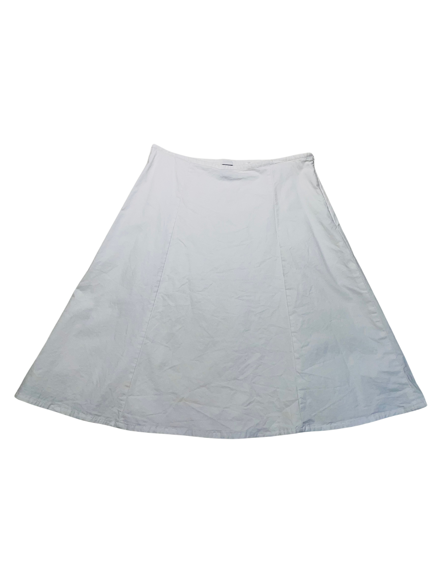 WHITE GAP SKIRT SIZE 8