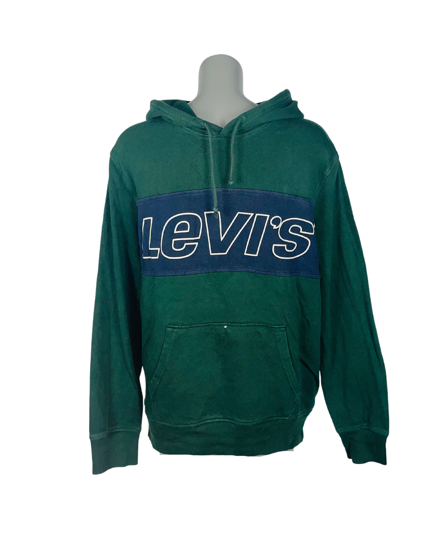 GREEN LEVIS HOODIE SMALL