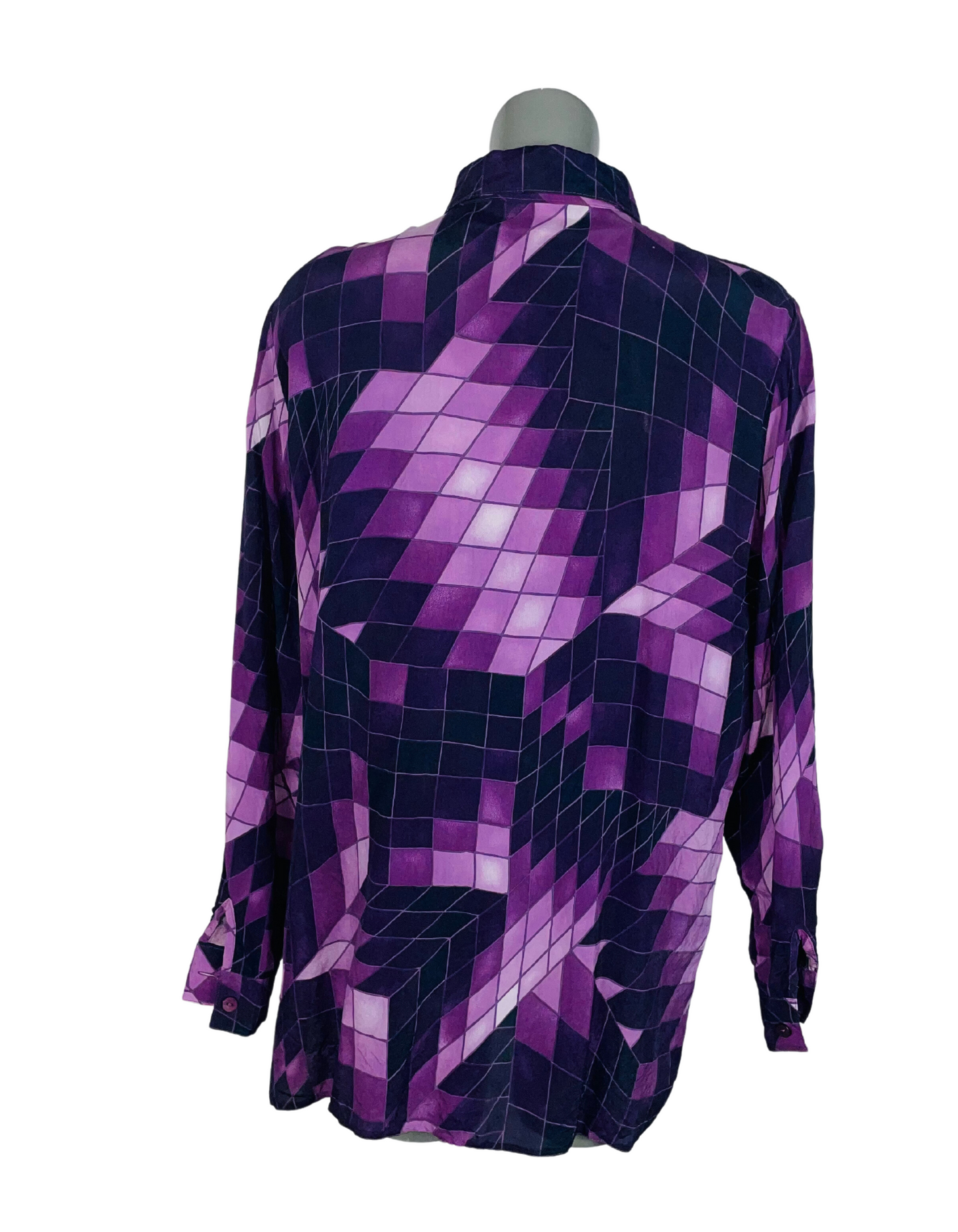 PURPLE LIFE STYLE BLOUSE XL