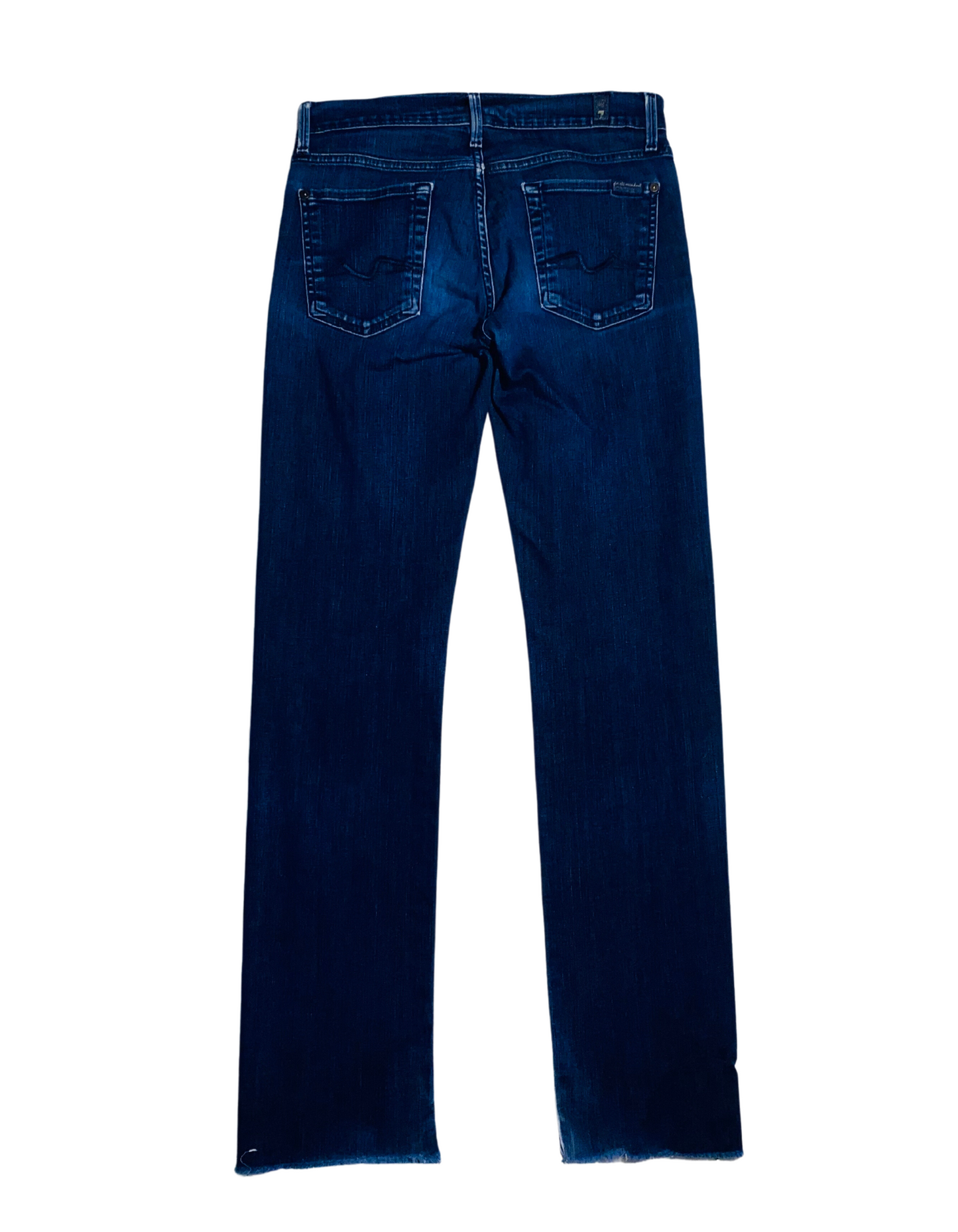 7 FOR ALL MANKIND BLUE DENIM JEANS