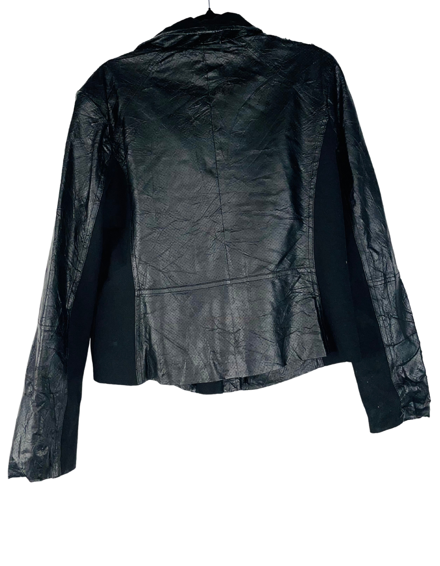 NOT LEATHER JACKET BLACK A.N.A PETITE SMALL
