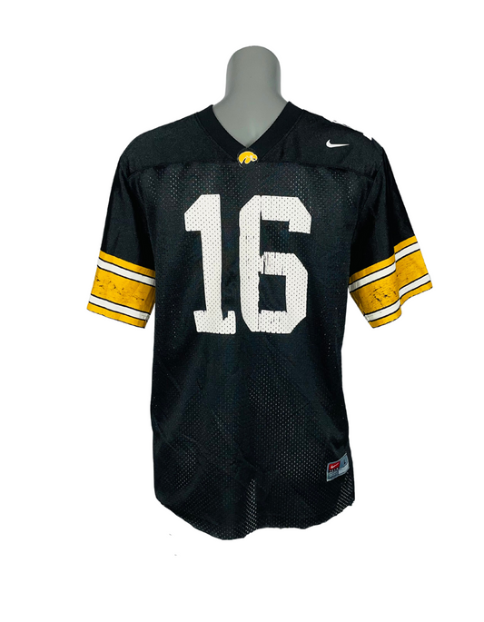 BLACK NIKE AMERICAN FOOTBALL T-SHIRT LARGE