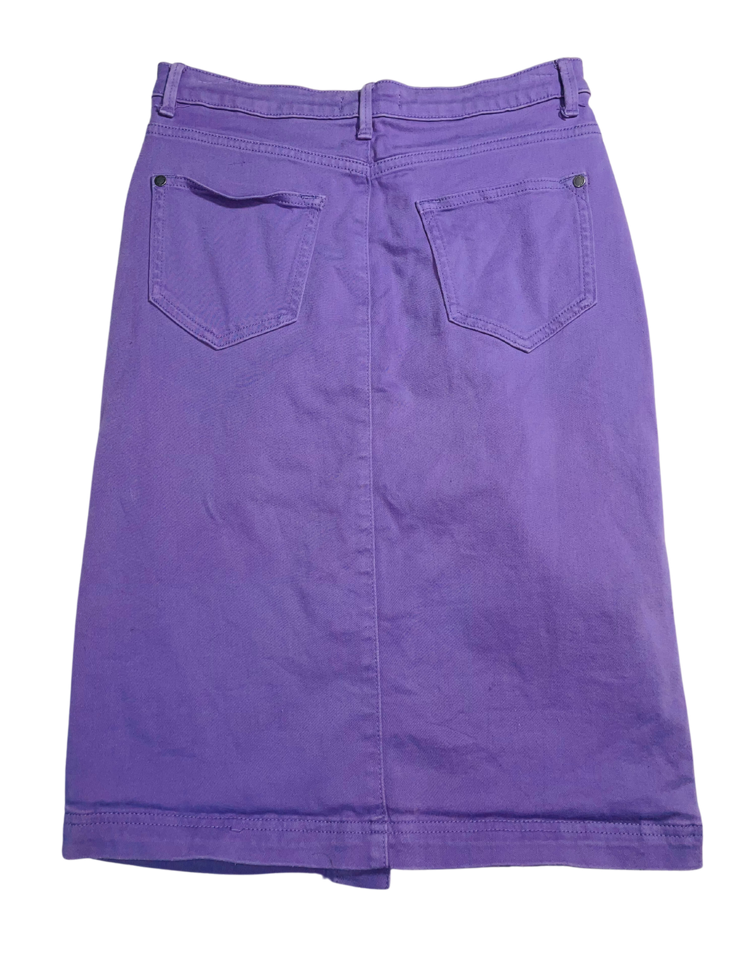 PER UNA PURPLE DENIM SKIRT SIZE 12