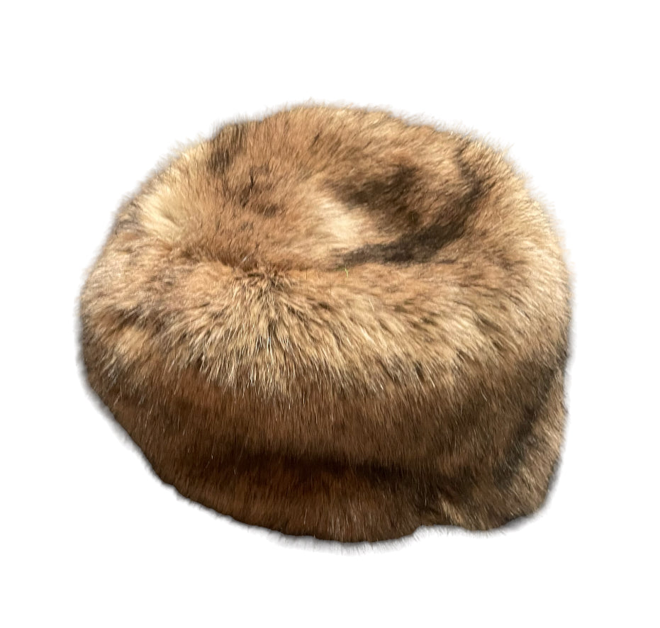 FUR PILL HAT