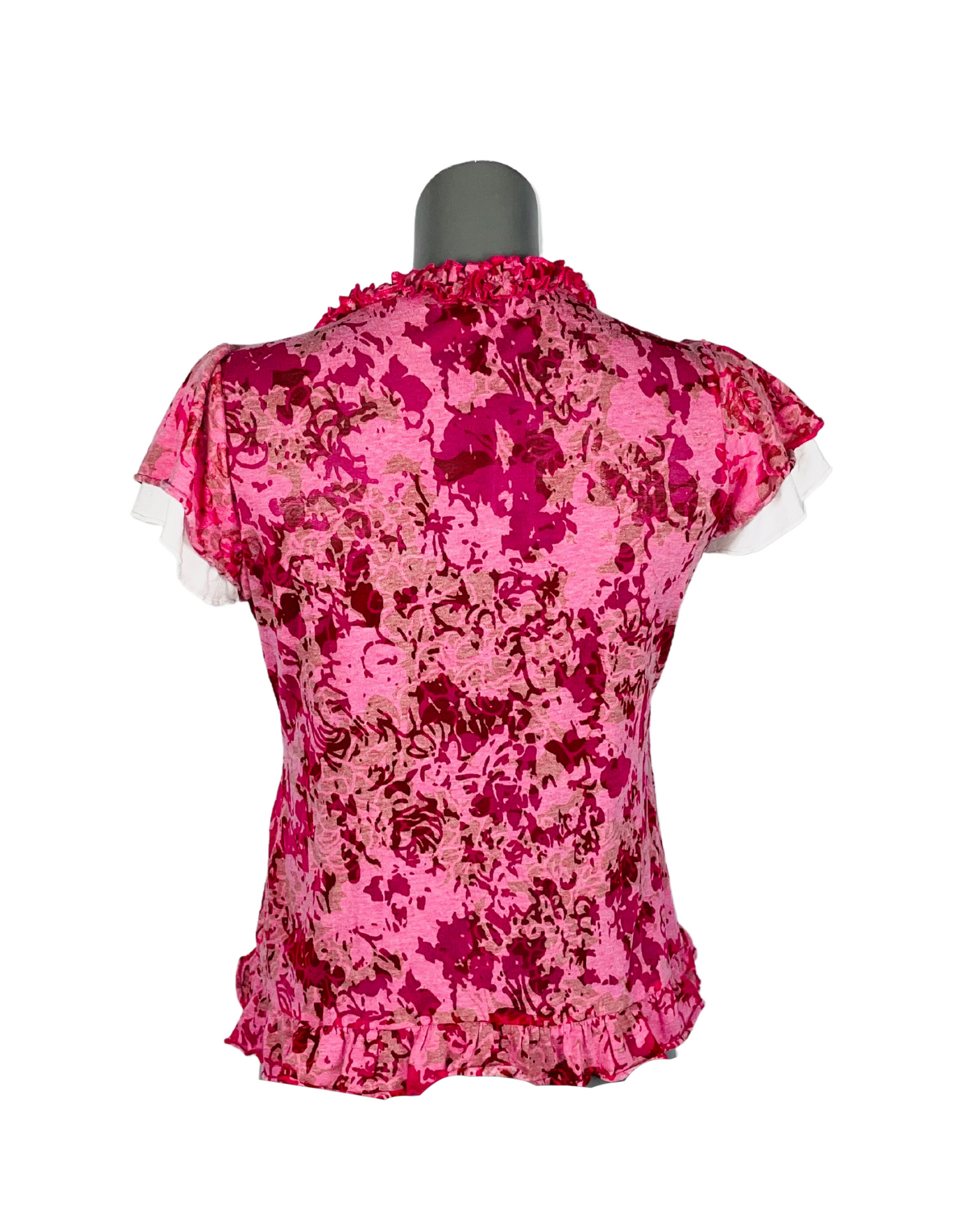 PINK AND WHITE PER UNA TOP SIZE 16