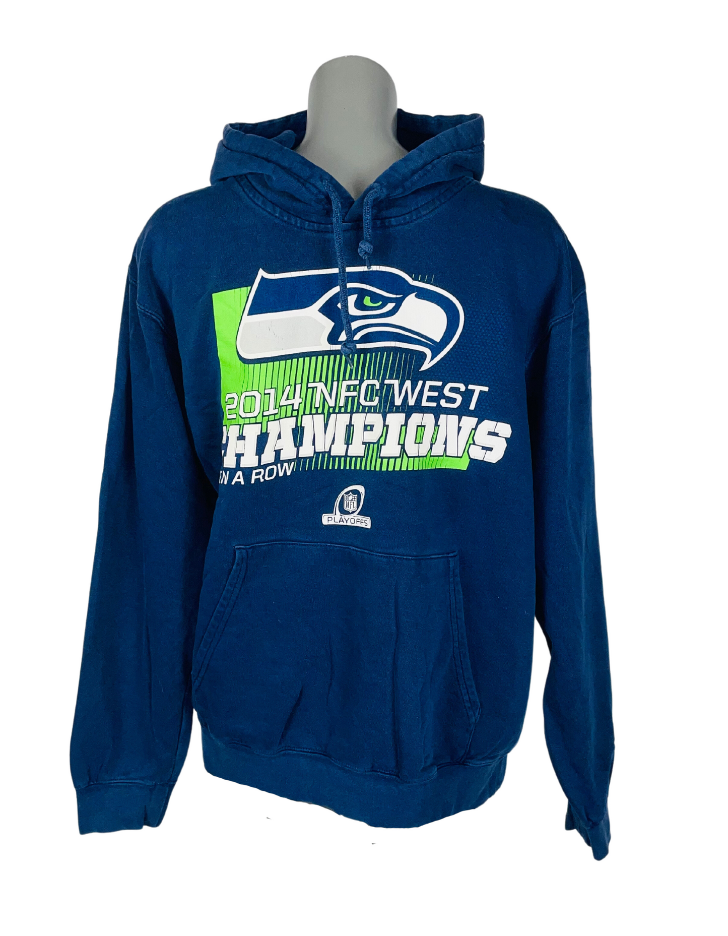 BLUE NFL TEAM APPAREL HOODIE MEDIUM