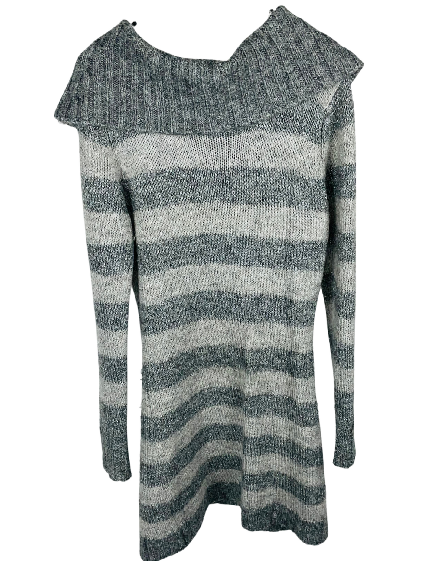 GREY KNITTED SWEATER DRESS SIZE 10
