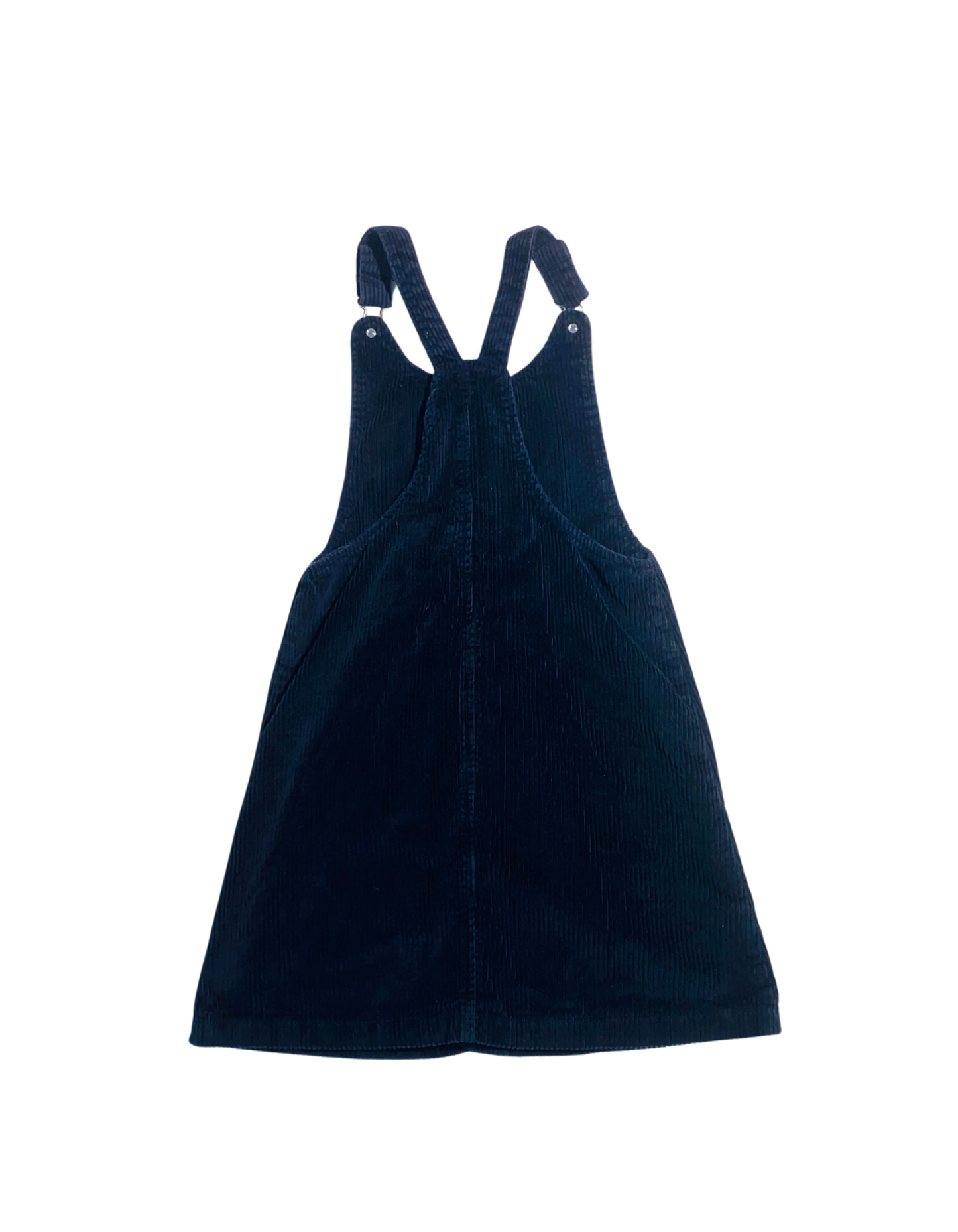 F&F BLACK DUNGAREE DRESS SIZE 8