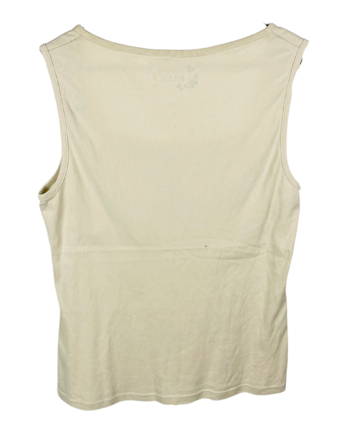 CREAM BASICS VEST SIZE 12