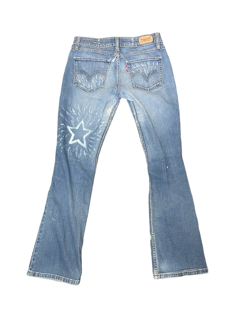 REWORK LEVIS JEANS - (W30) (L28)