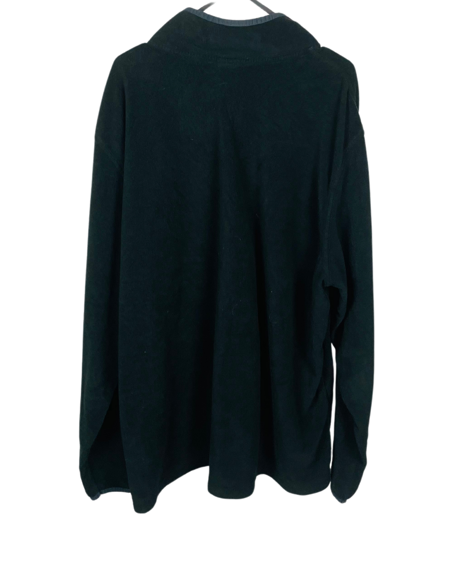 BLACK 3/4 ZIP STARTER FLEECE 2XL