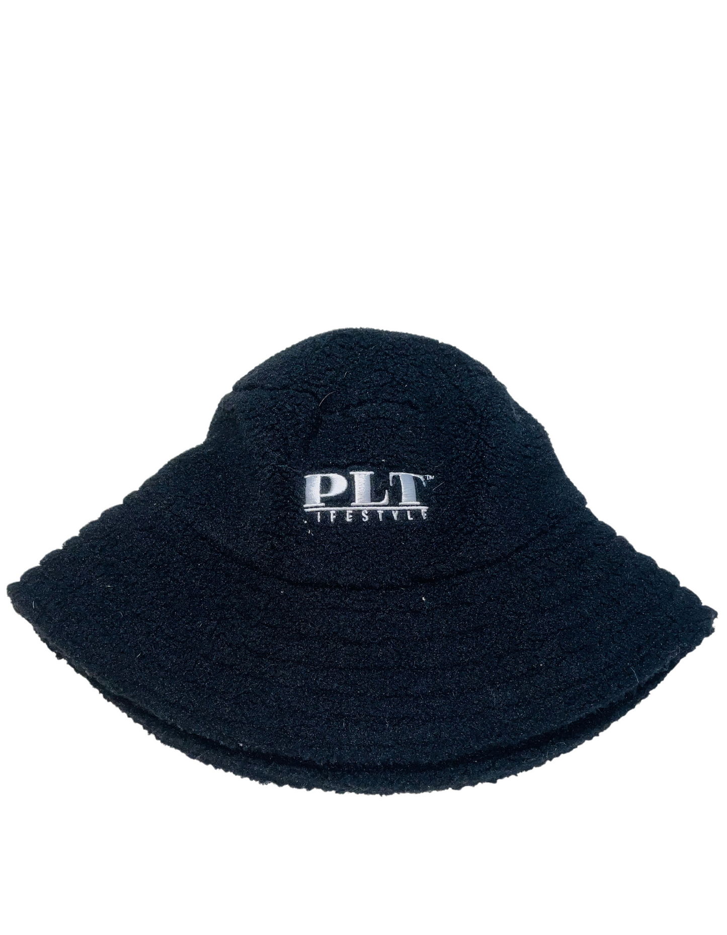 BLACK FLUFFY PRETTY LITTLE THING BUCKET HAT