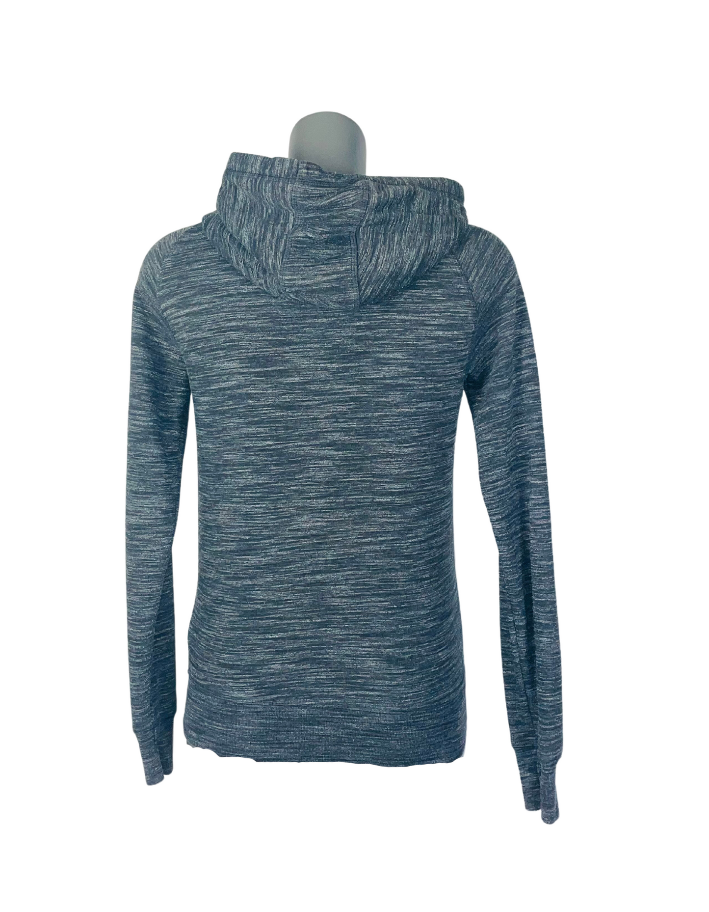 GREY ADIDAS HOODED JACKET SIZE 6