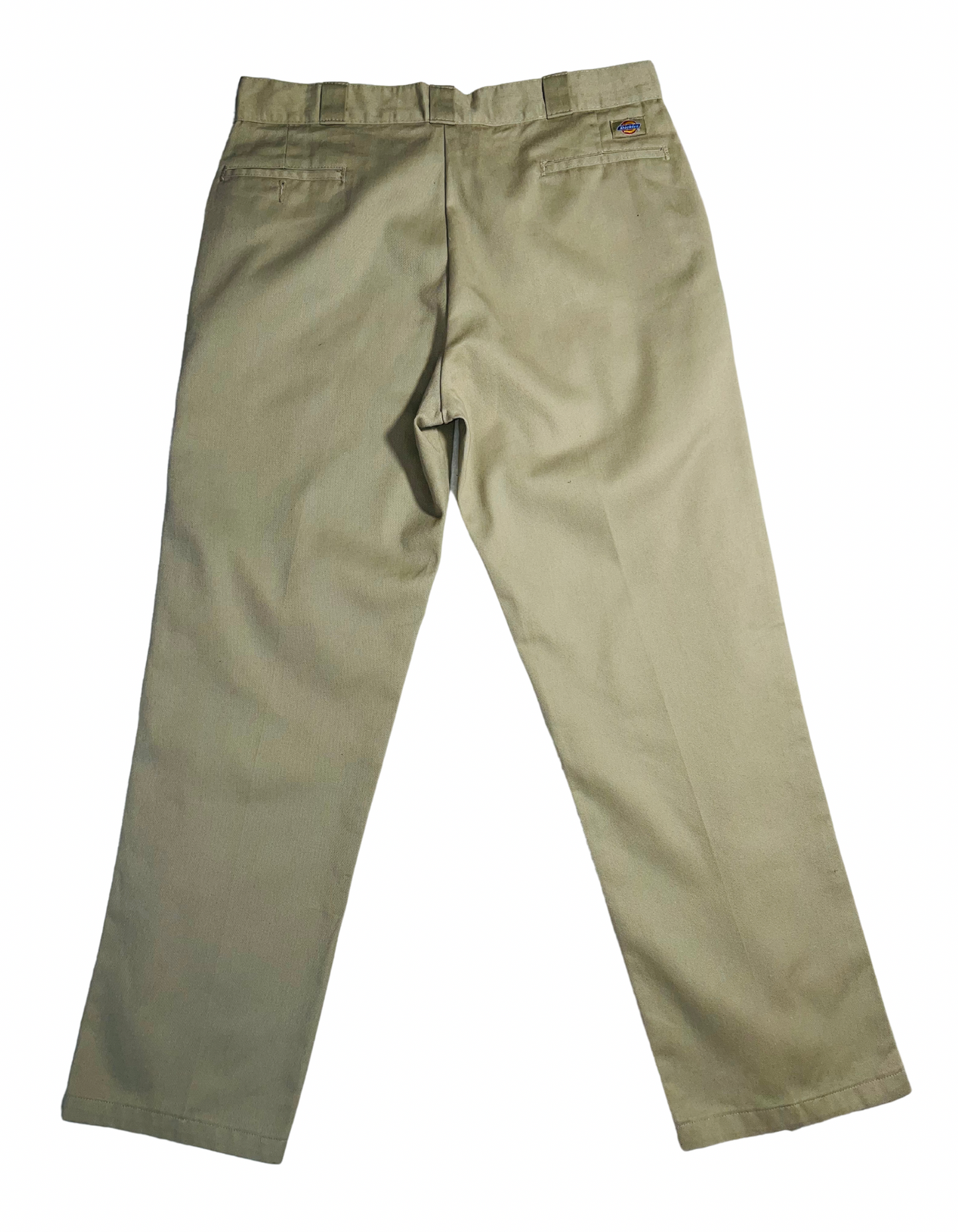 DICKIES BEIGE TROUSERS (W-38)(L-32)