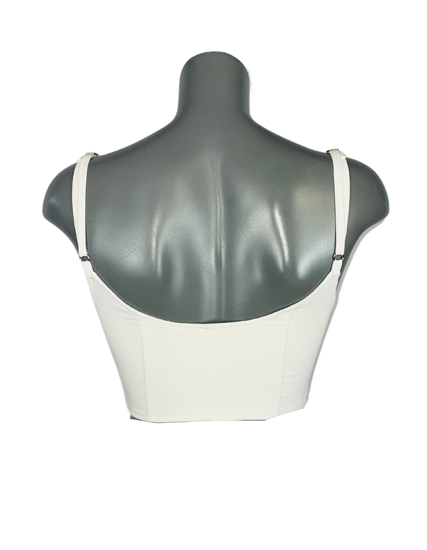 WHITE ZARA CORSET XS