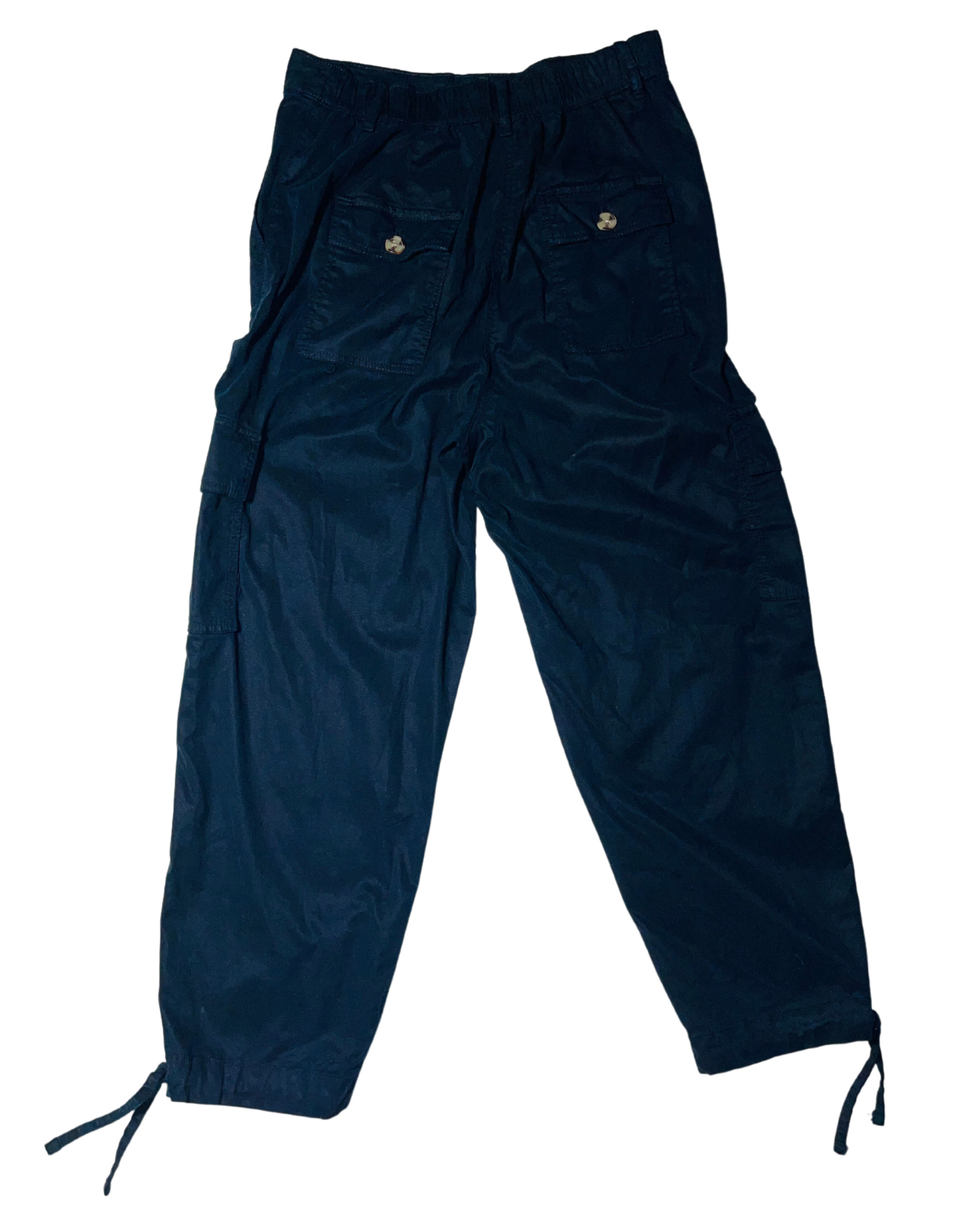 BLACK M&S CARGOS SIZE 8