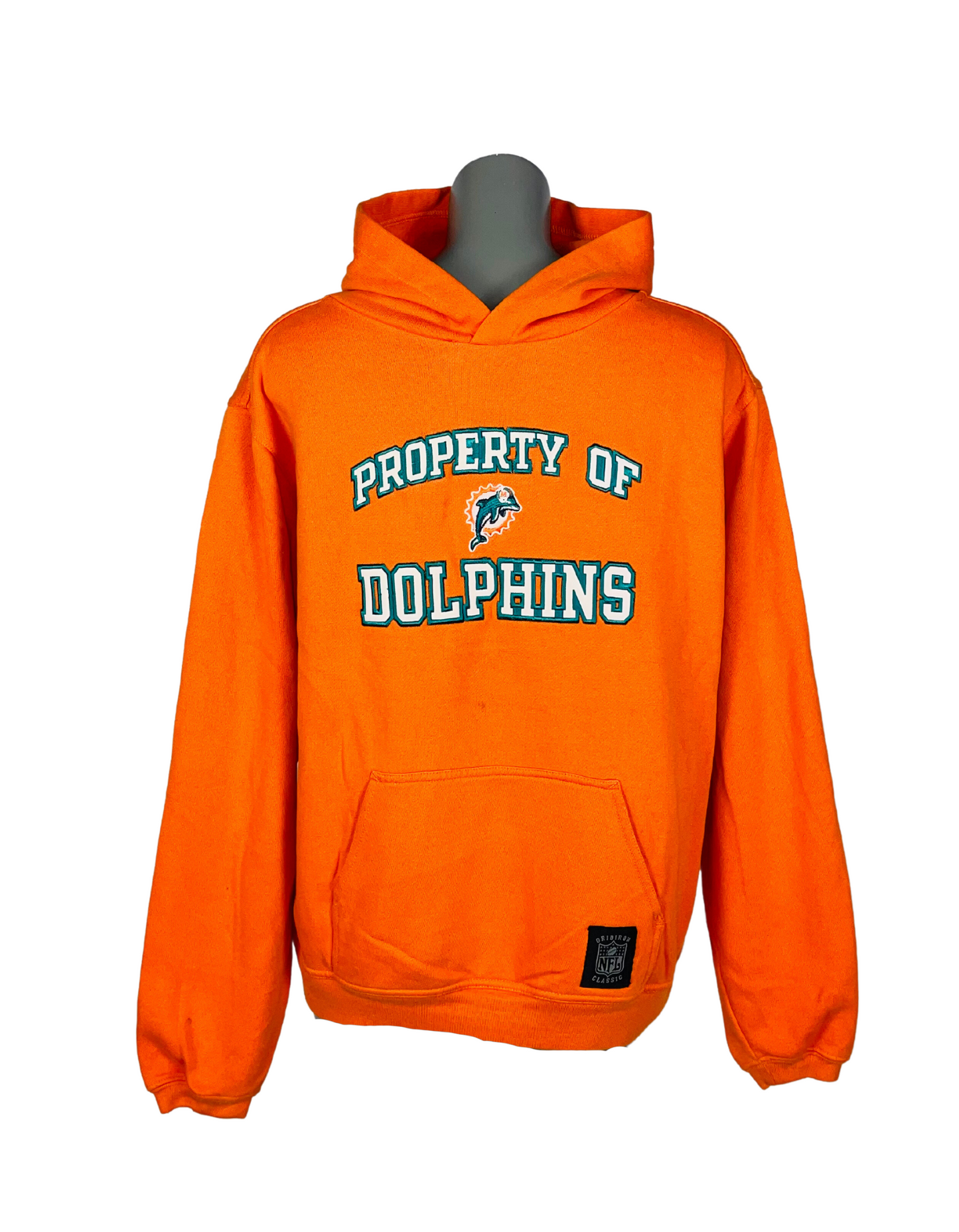 ORANGE GRIDIRON CLASSIC REEBOK NFL HOODIE XL