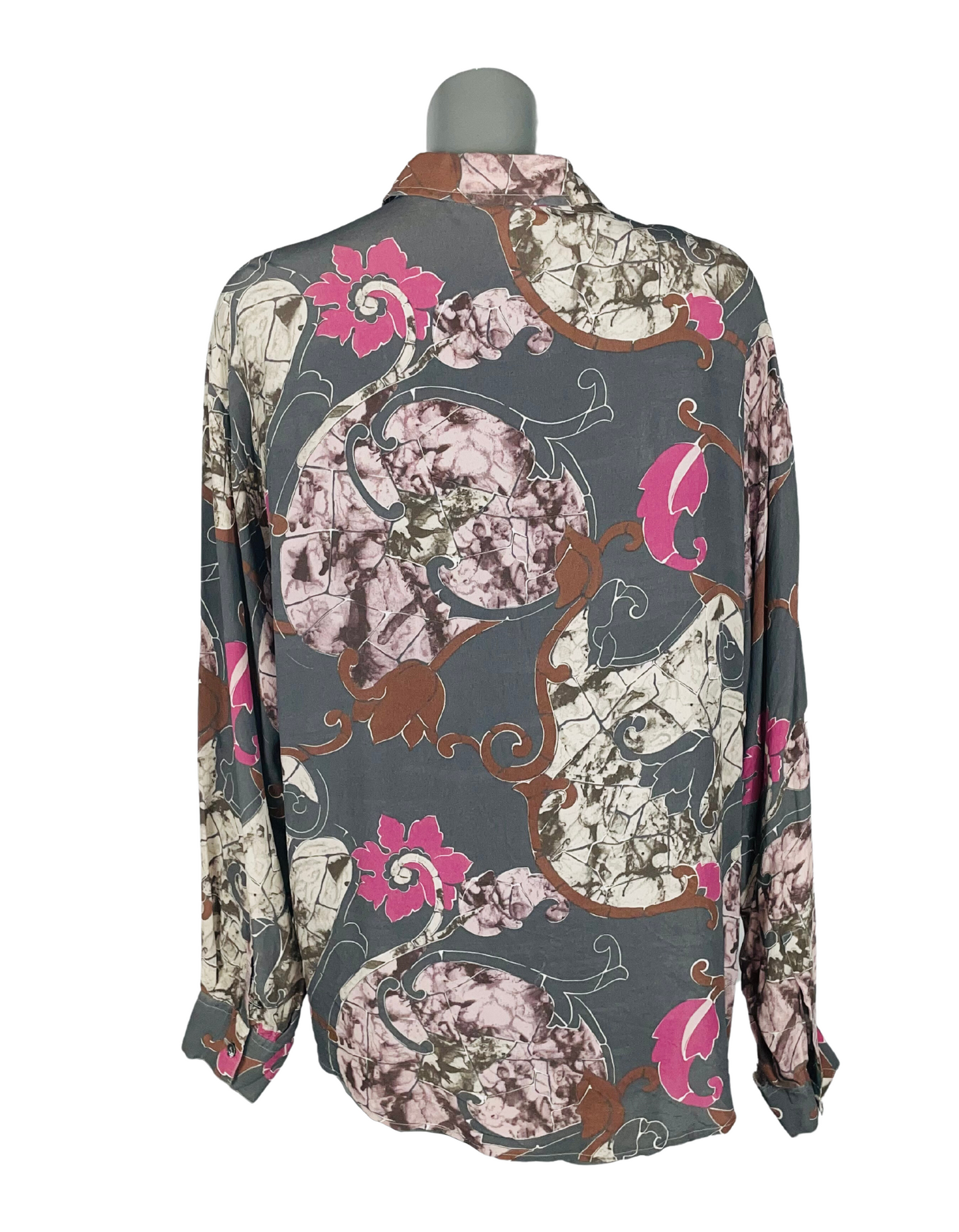 FLOWER DESIGN BLOUSE LARGE