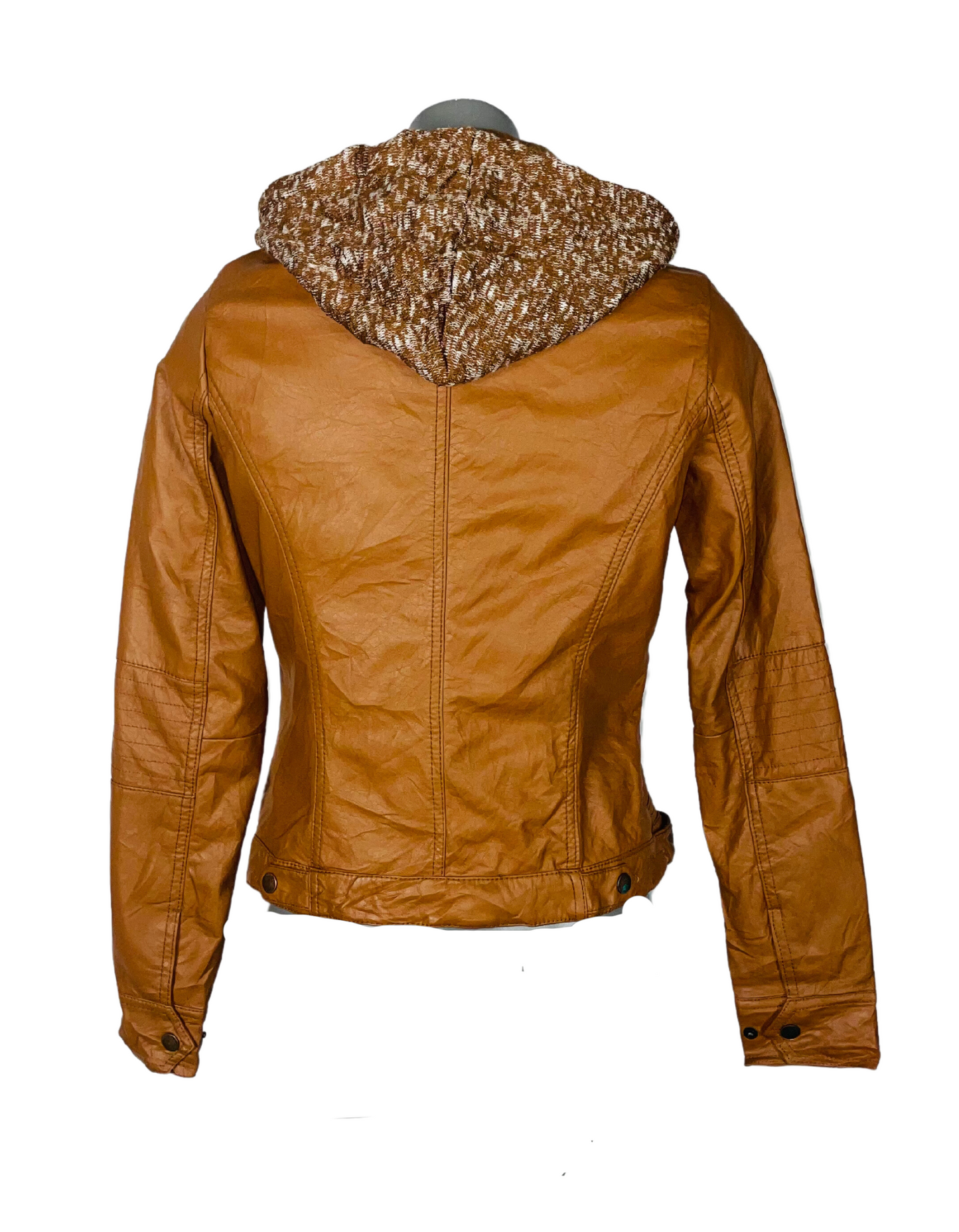 BROWN LEATHER JACKET SMALL