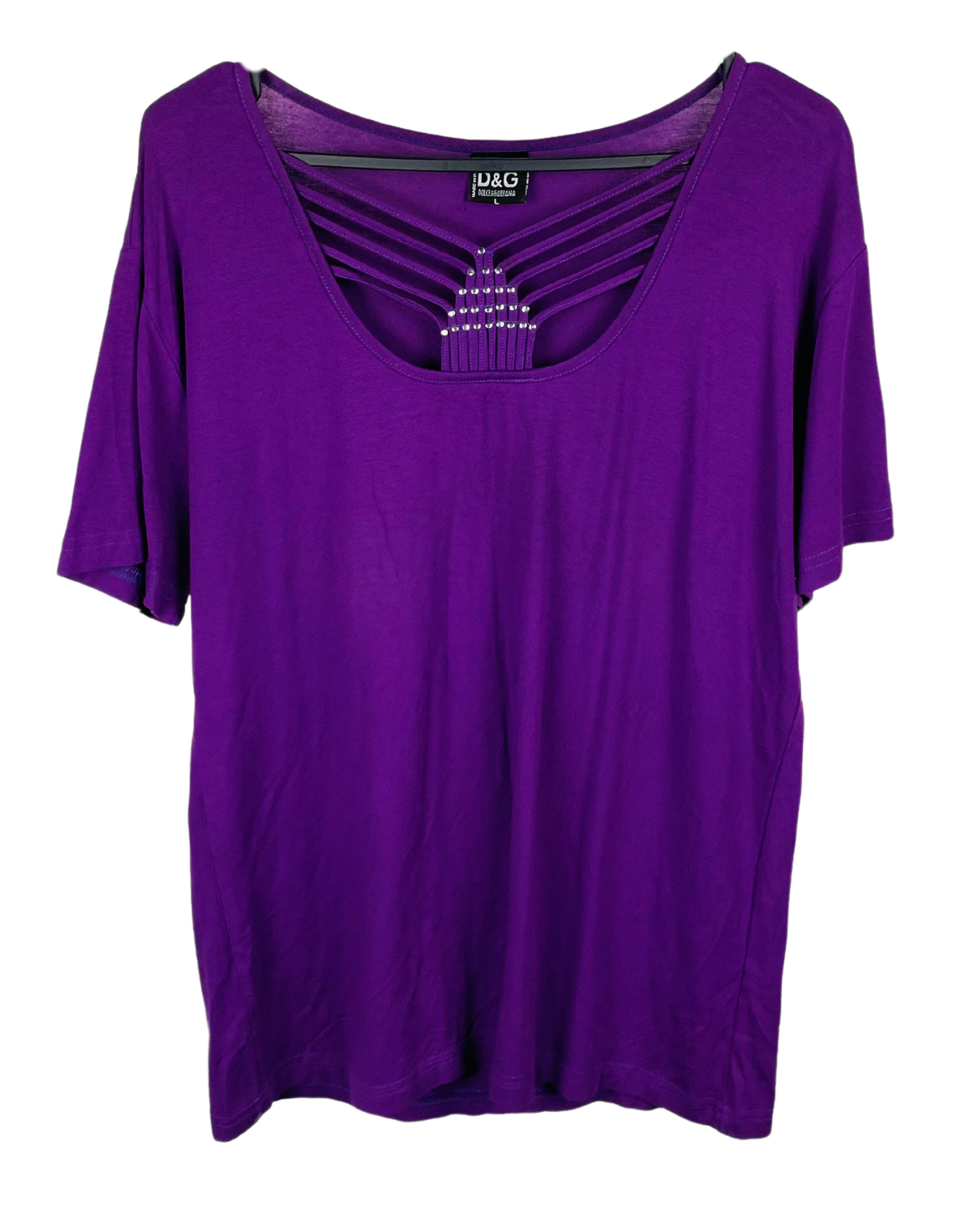 DOLCE & GABBANA PURPLE TOP LARGE