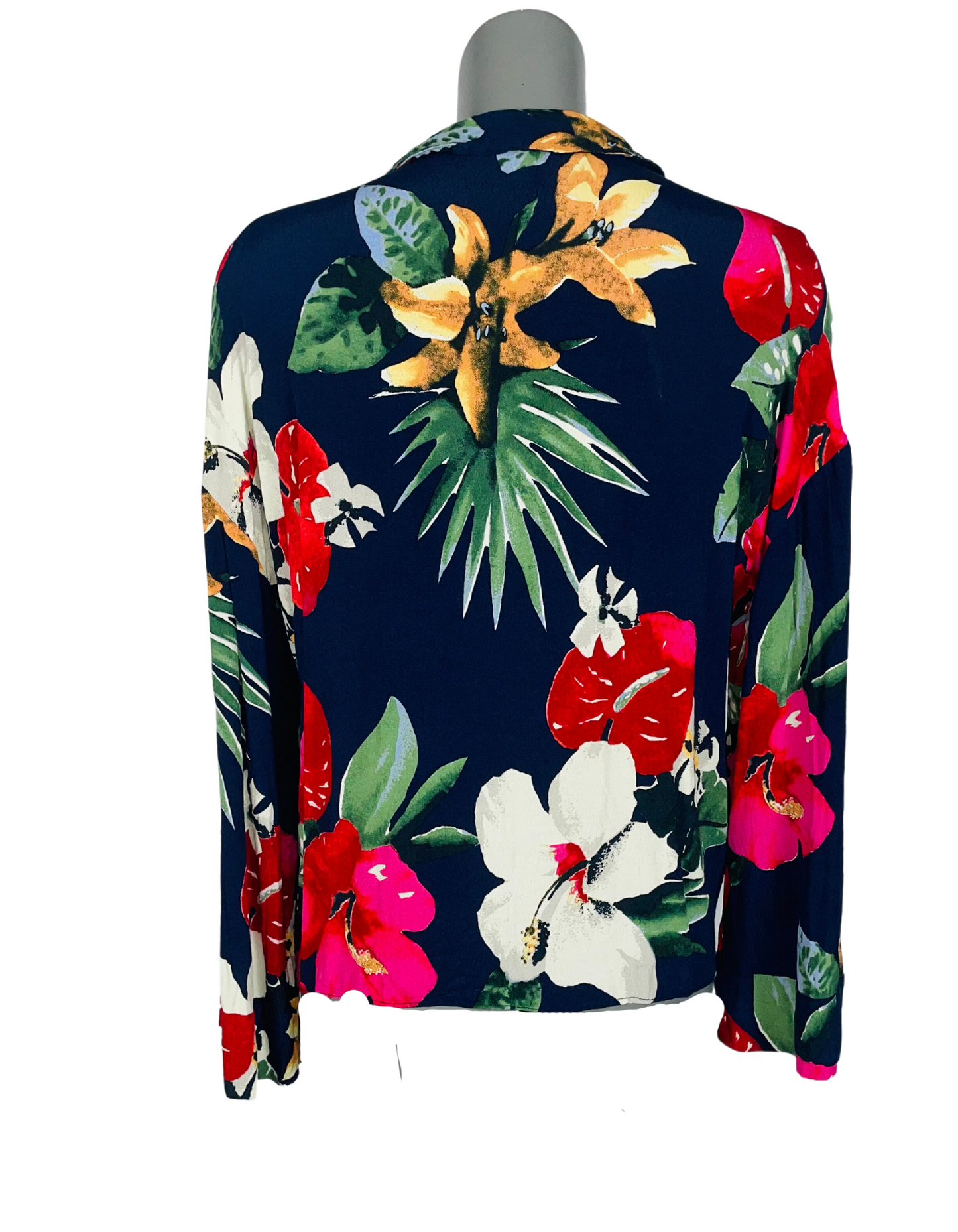 COLOURFUL FLOWER PATTERN ZARA BLOUSE MEDIUM