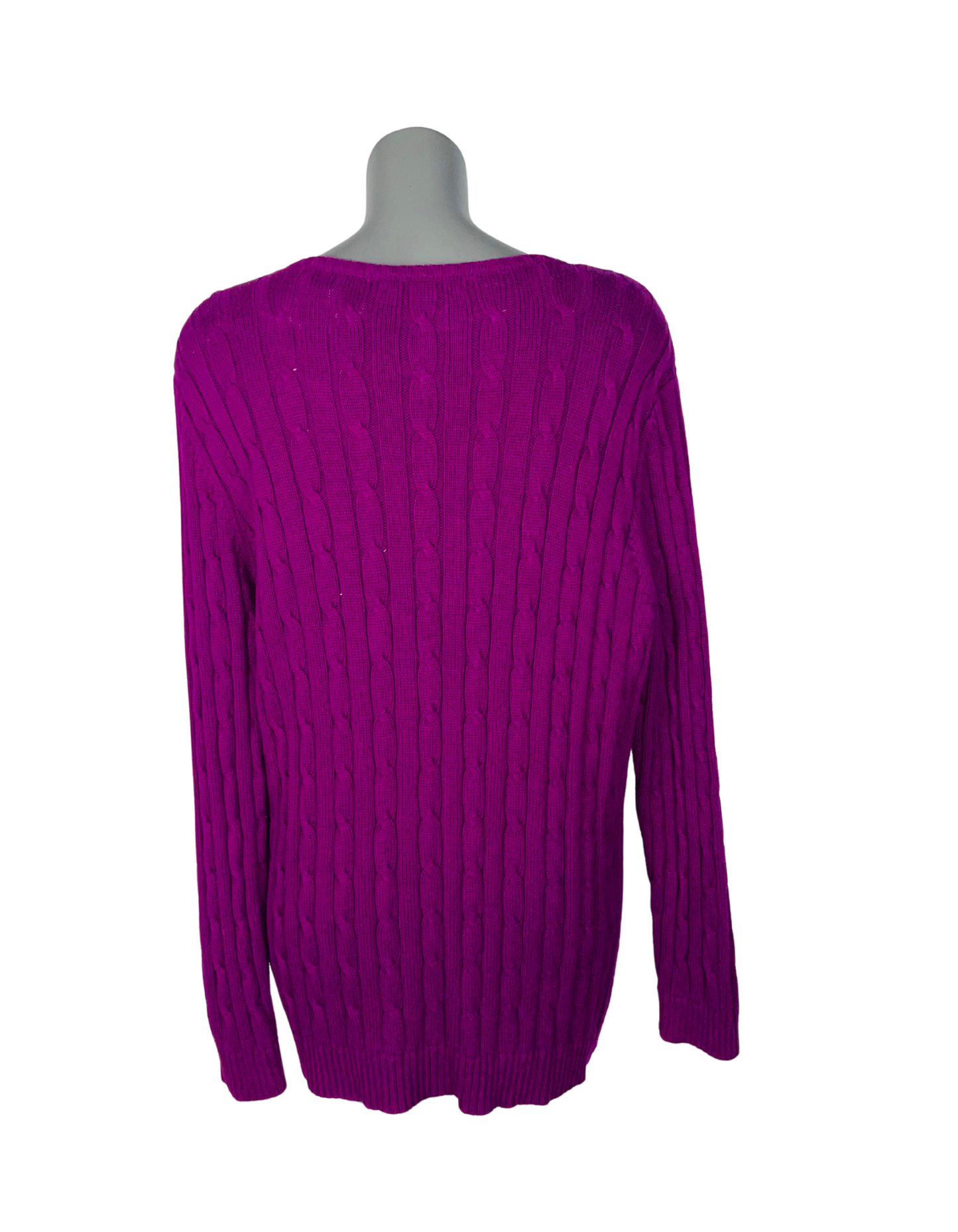 PURPLE CHAPS SWEATER XXL