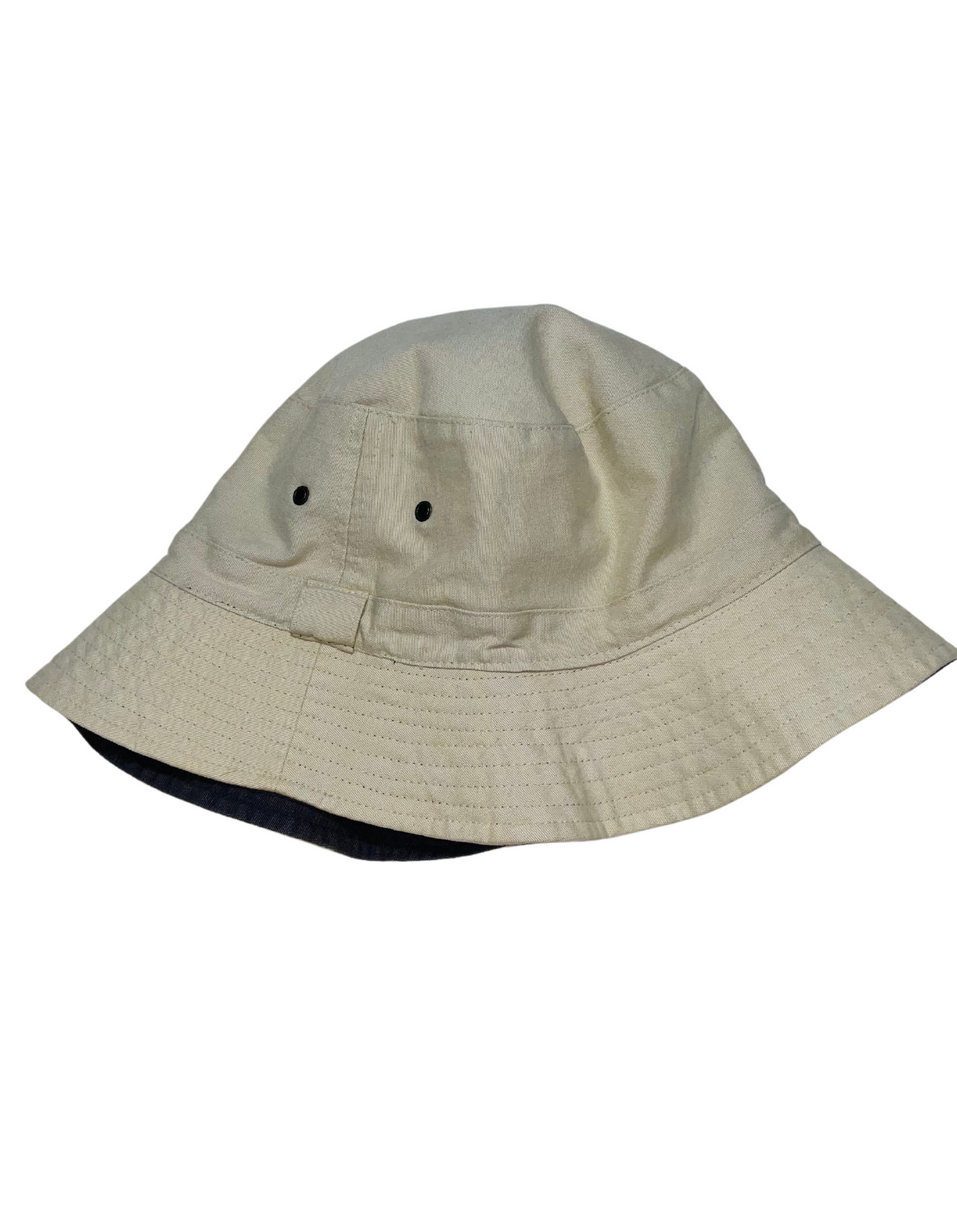 BEIGE REVERSIBLE BUCKET HAT