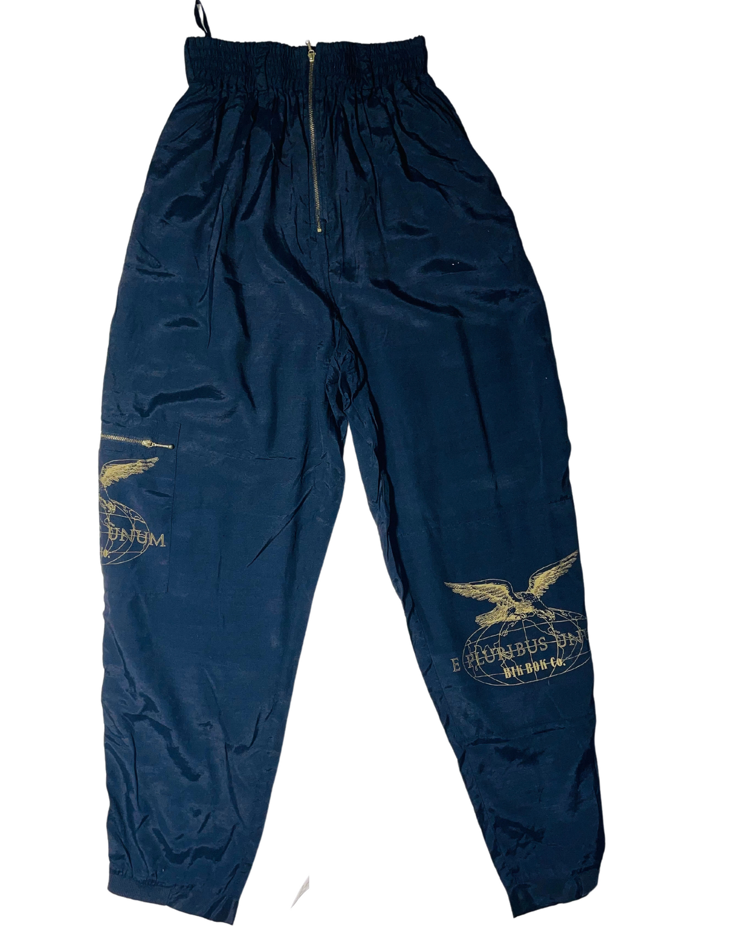 BLACK AND GOLD BIK BOK CARGOS (W24” L28”)