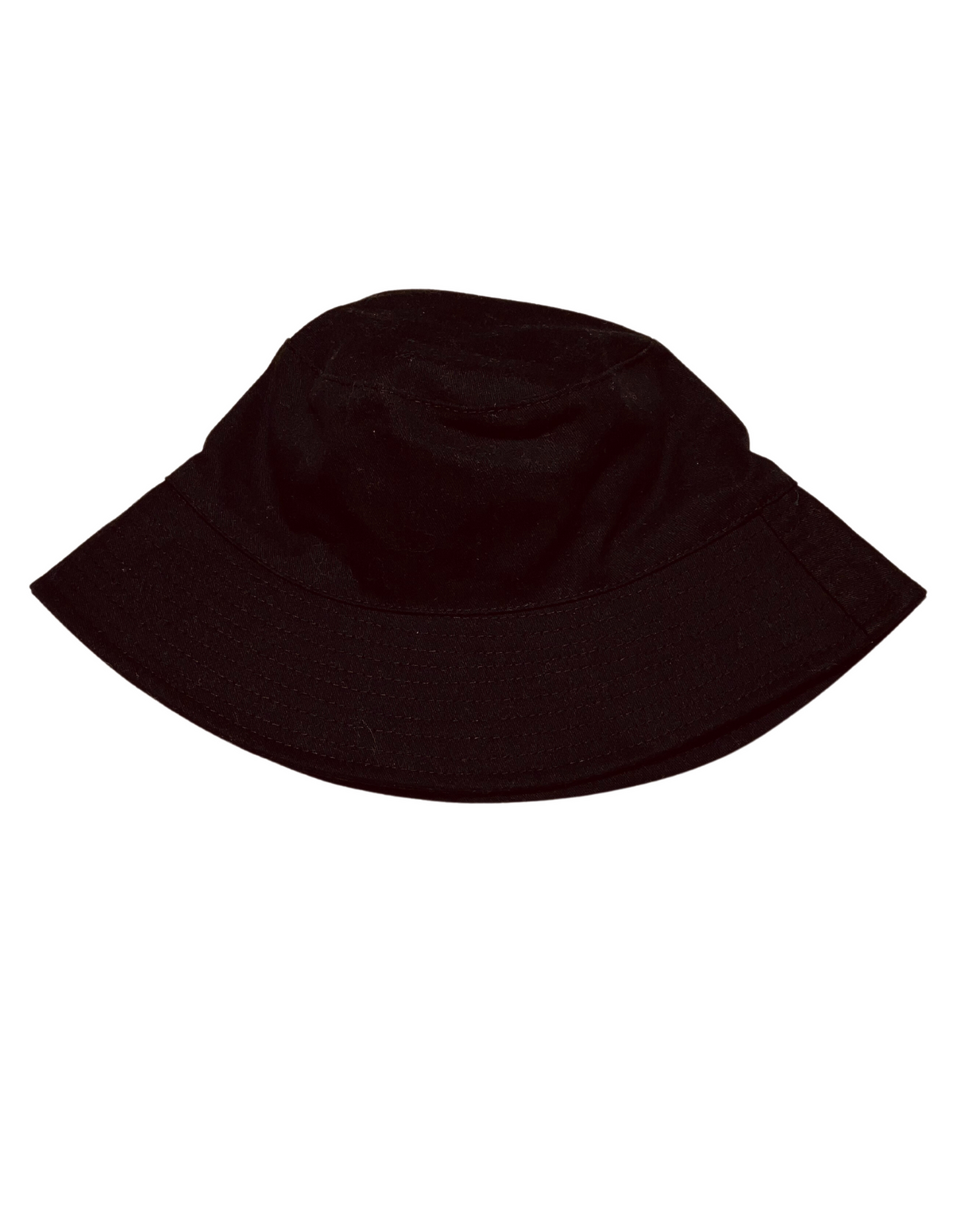 BLACK BUCKET HAT