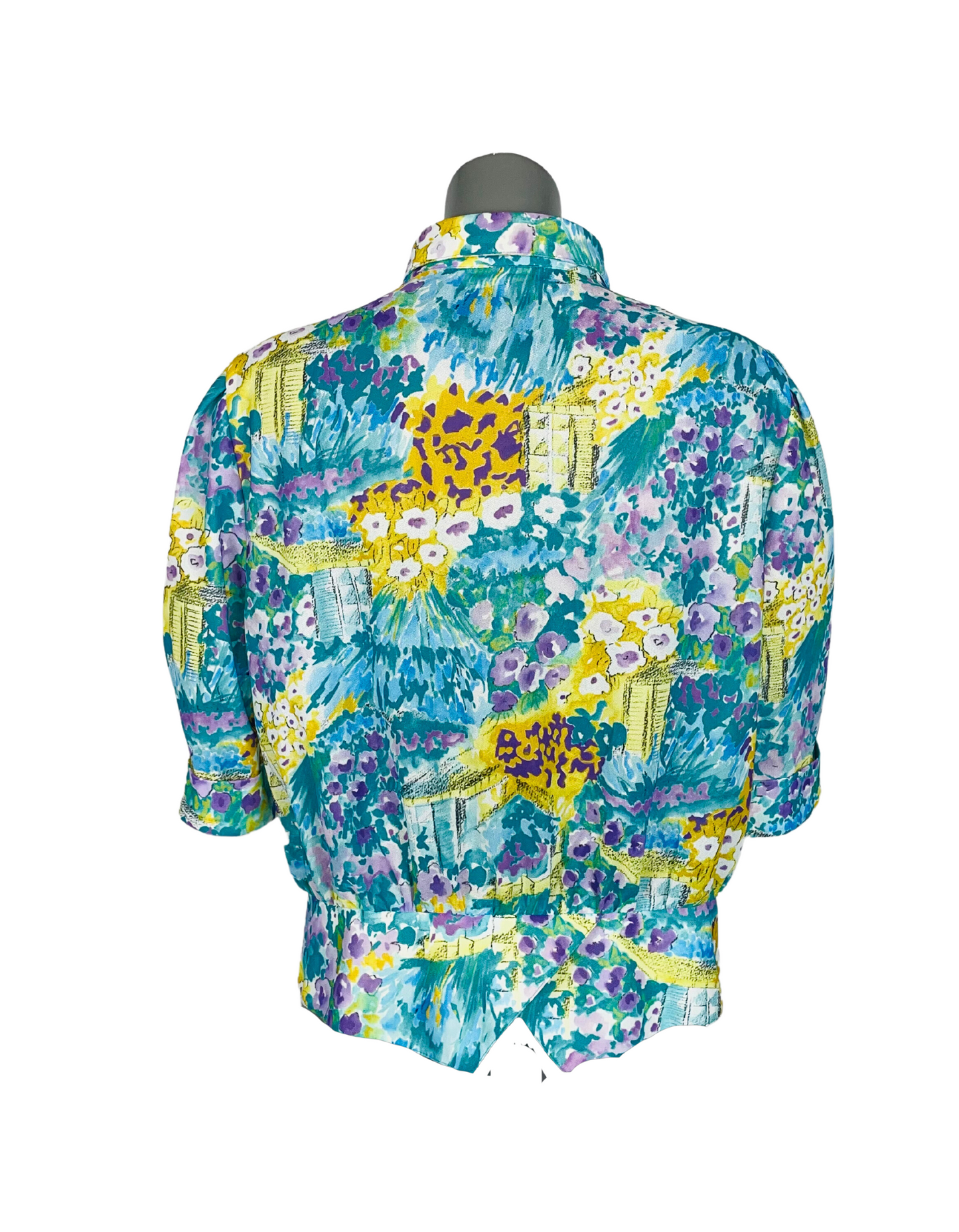 COLOURFUL PATTERN BLOUSE MEDIUM
