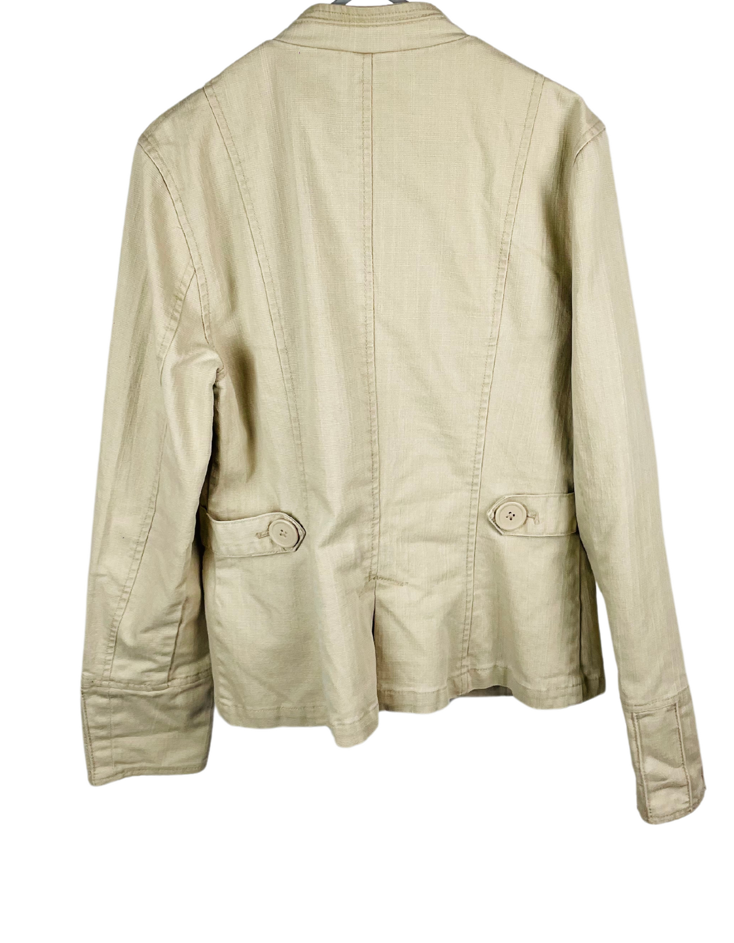 ROCHA JOHNROCHA BEIGE JACKCET SIZE 12