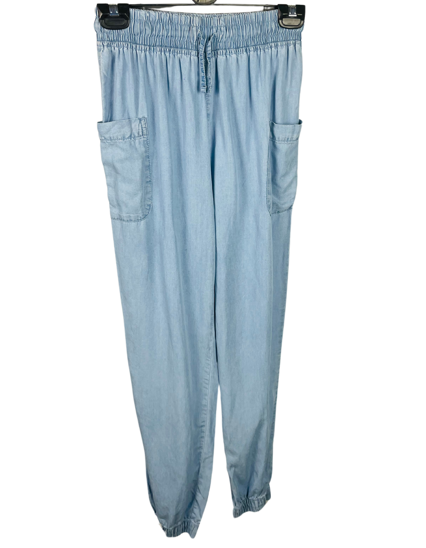 BLUE CARGO TROUSERS XS