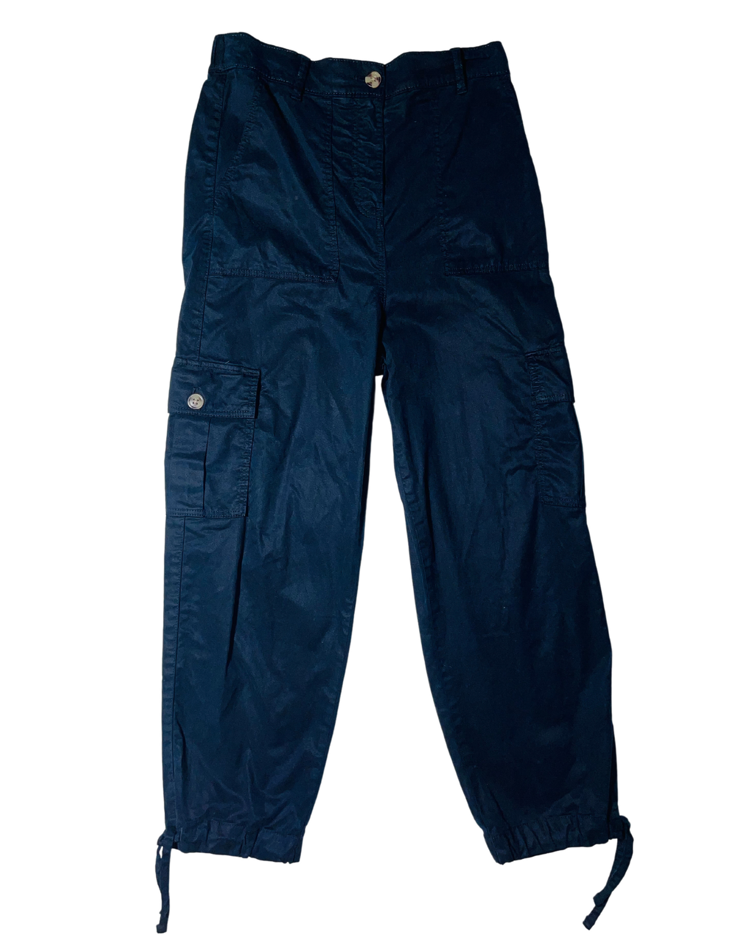 BLACK M&S CARGOS SIZE 8