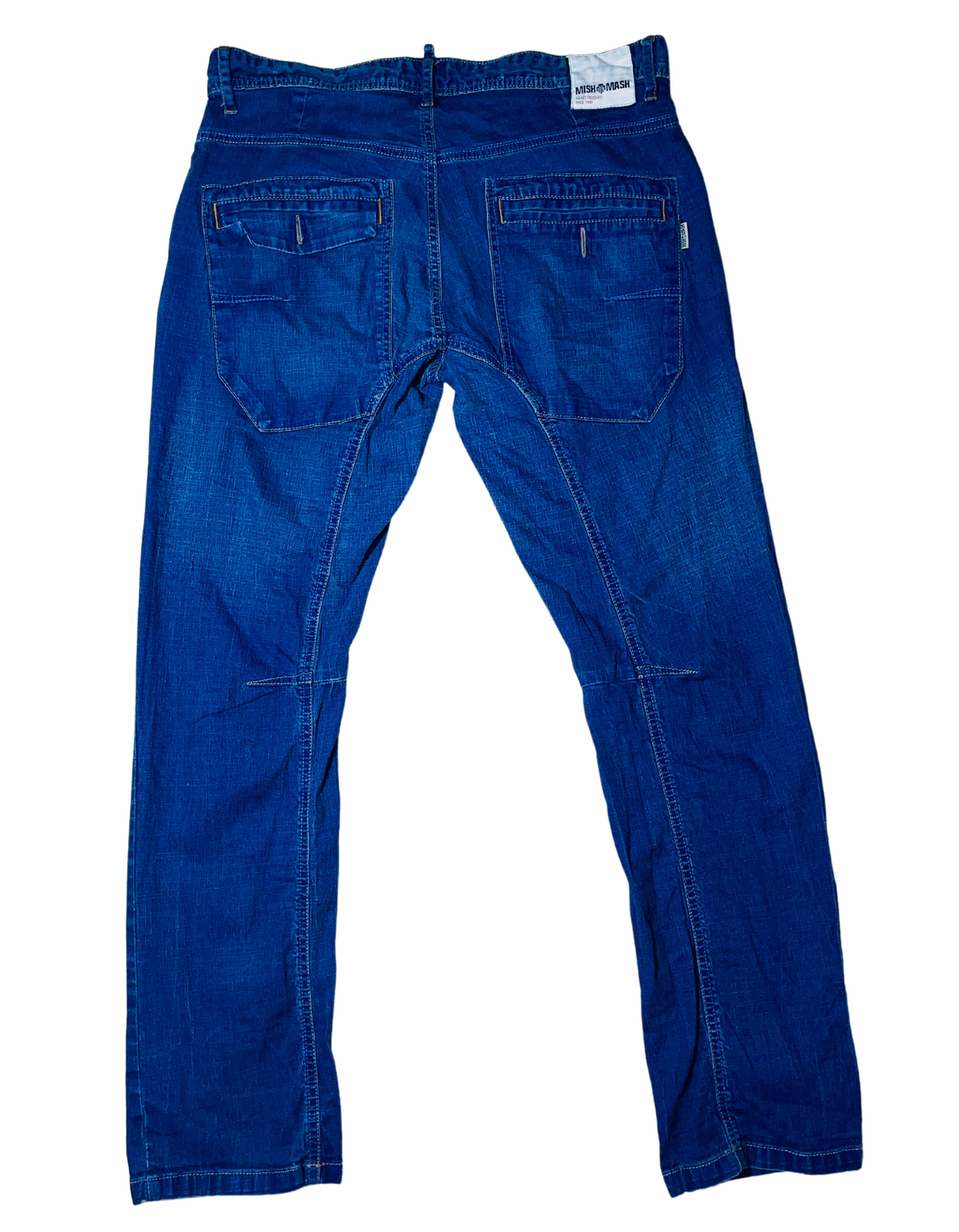 BLUE MISH MASH DENIM JEANS (W36” L32”)