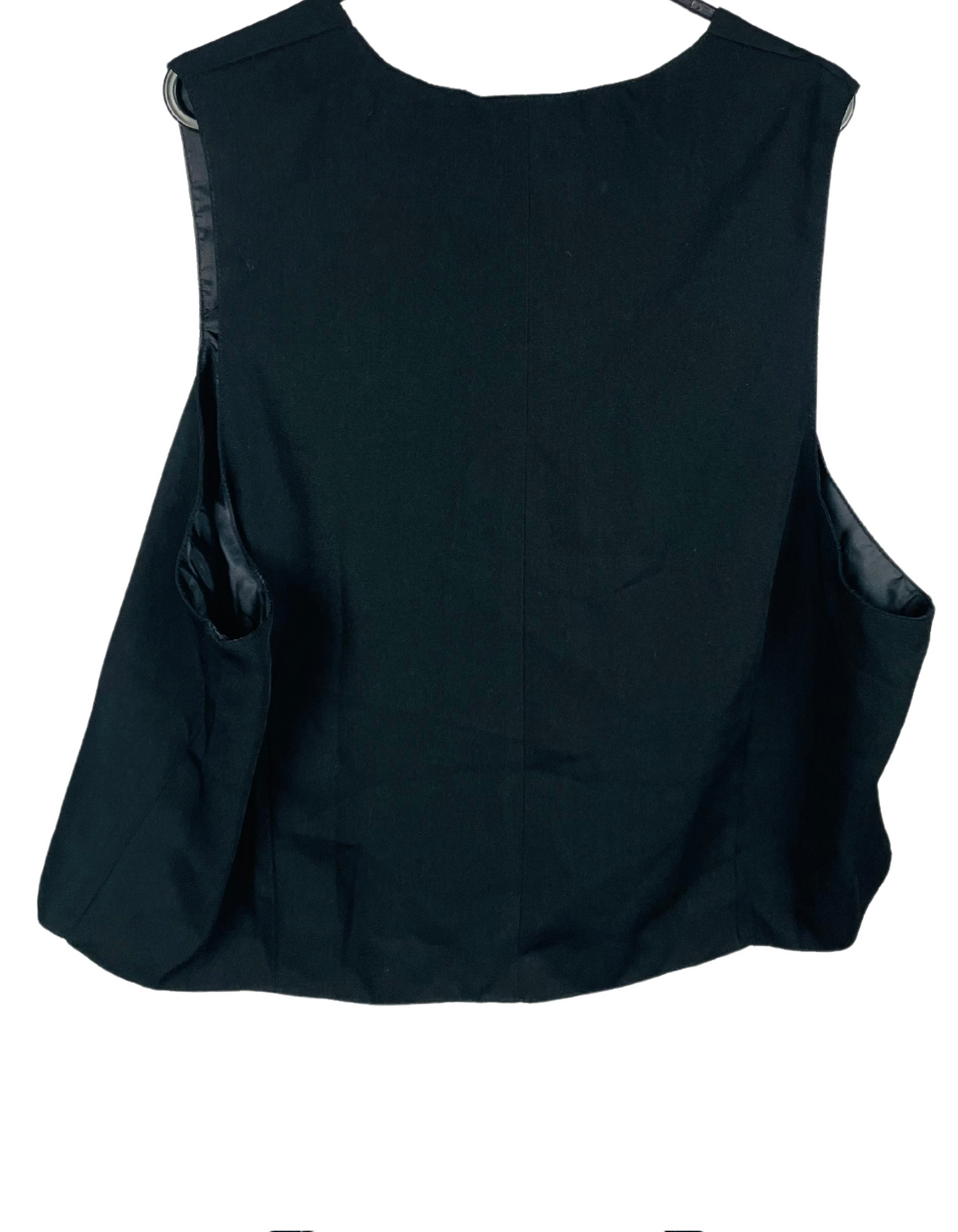 BLACK WAISTCOAT XL